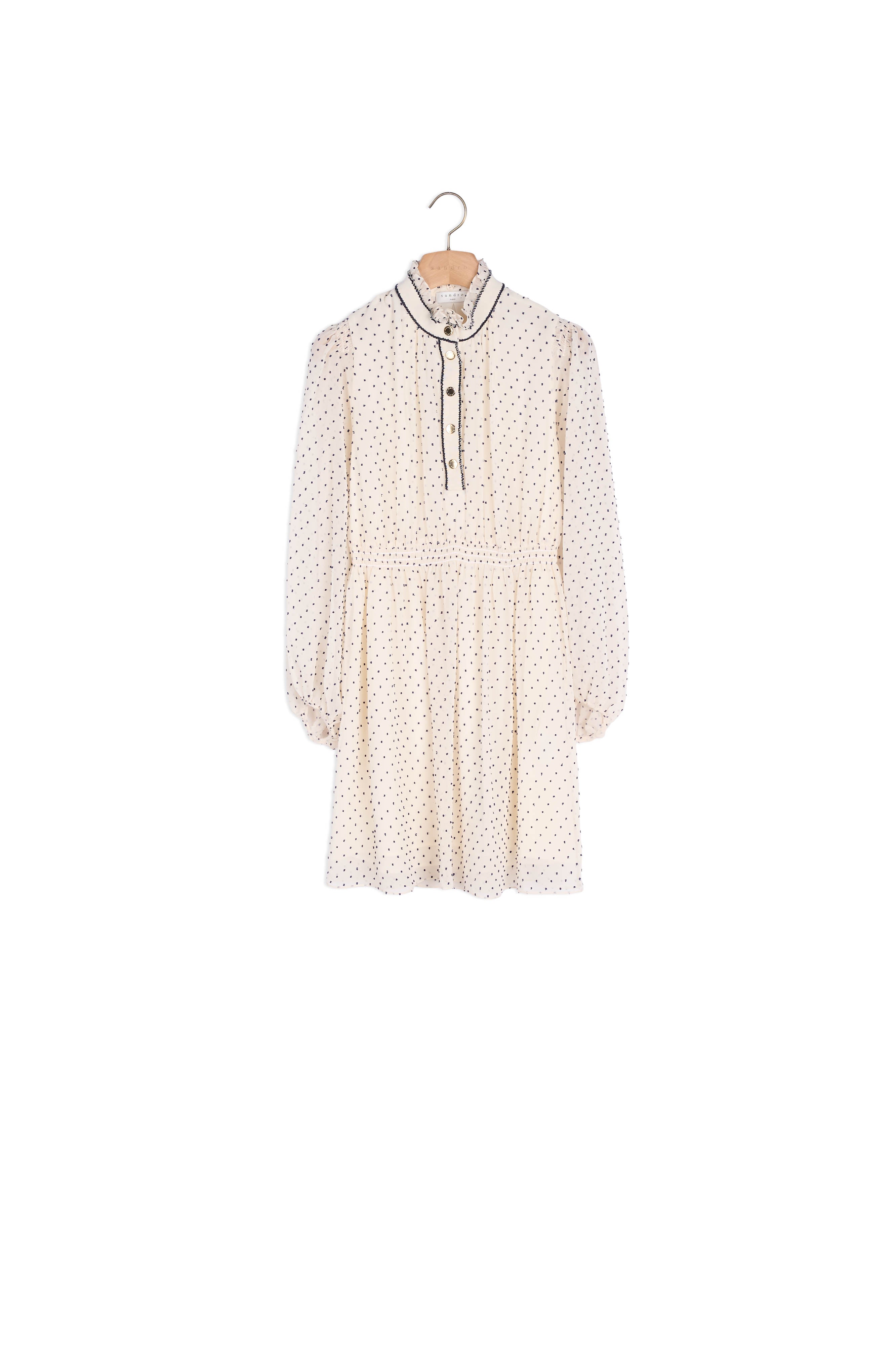 Robe Blanc / Bleu Sandro seconde main