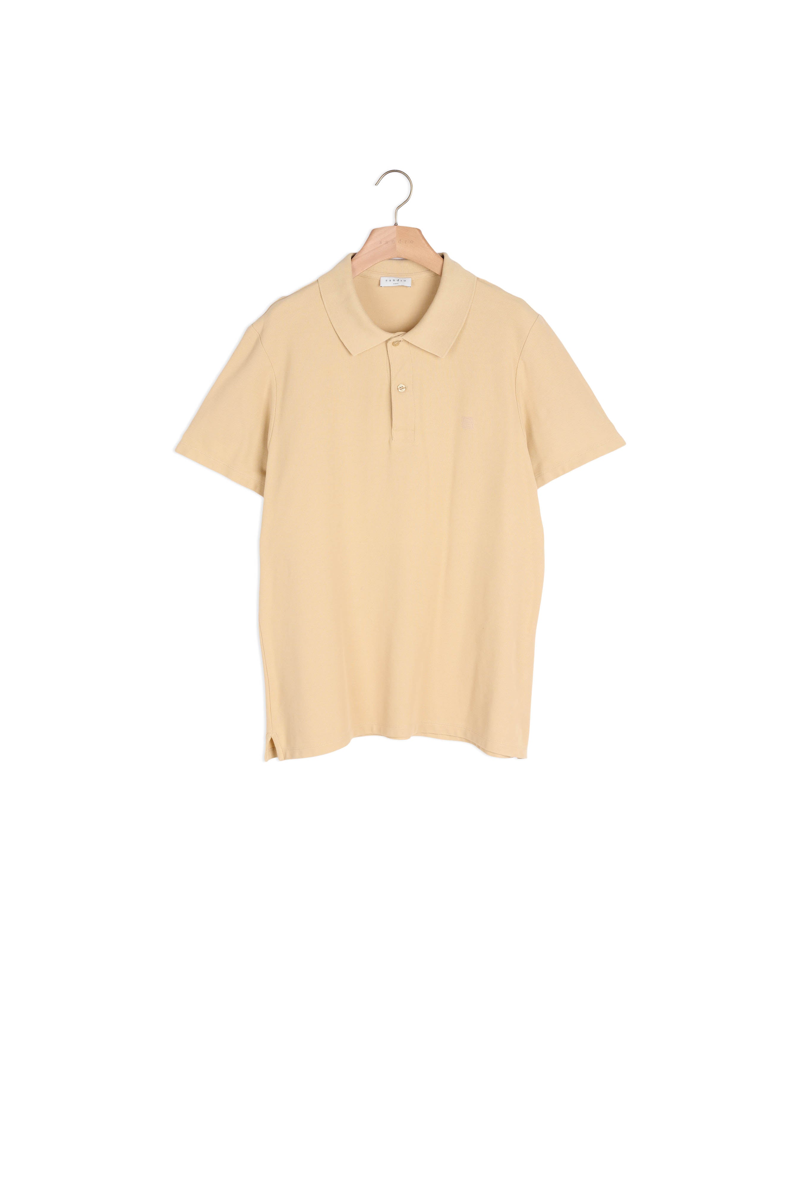 Polo en coton avec logo S Sandro seconde main