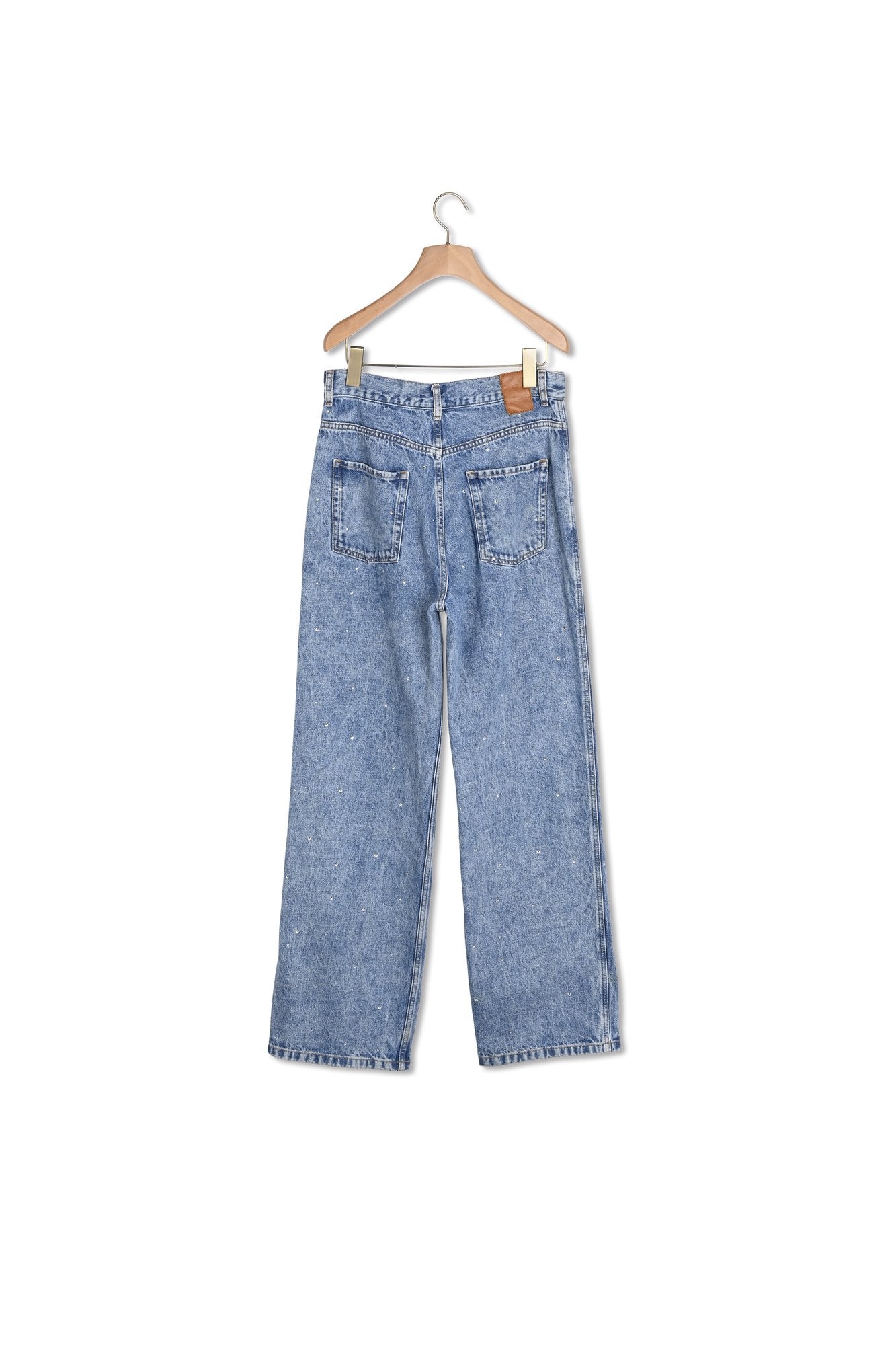 Jean droit orné de strass Sandro seconde main