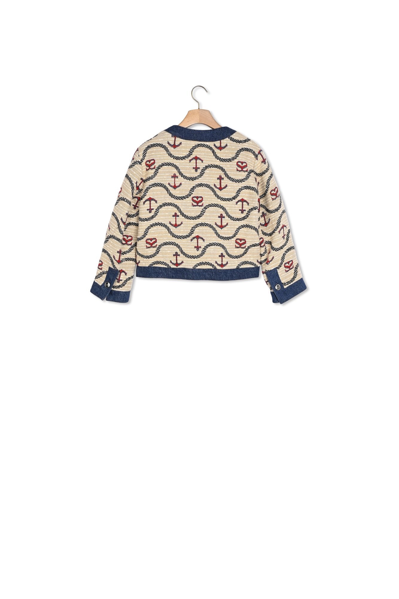 Veste en mix matière Sandro seconde main