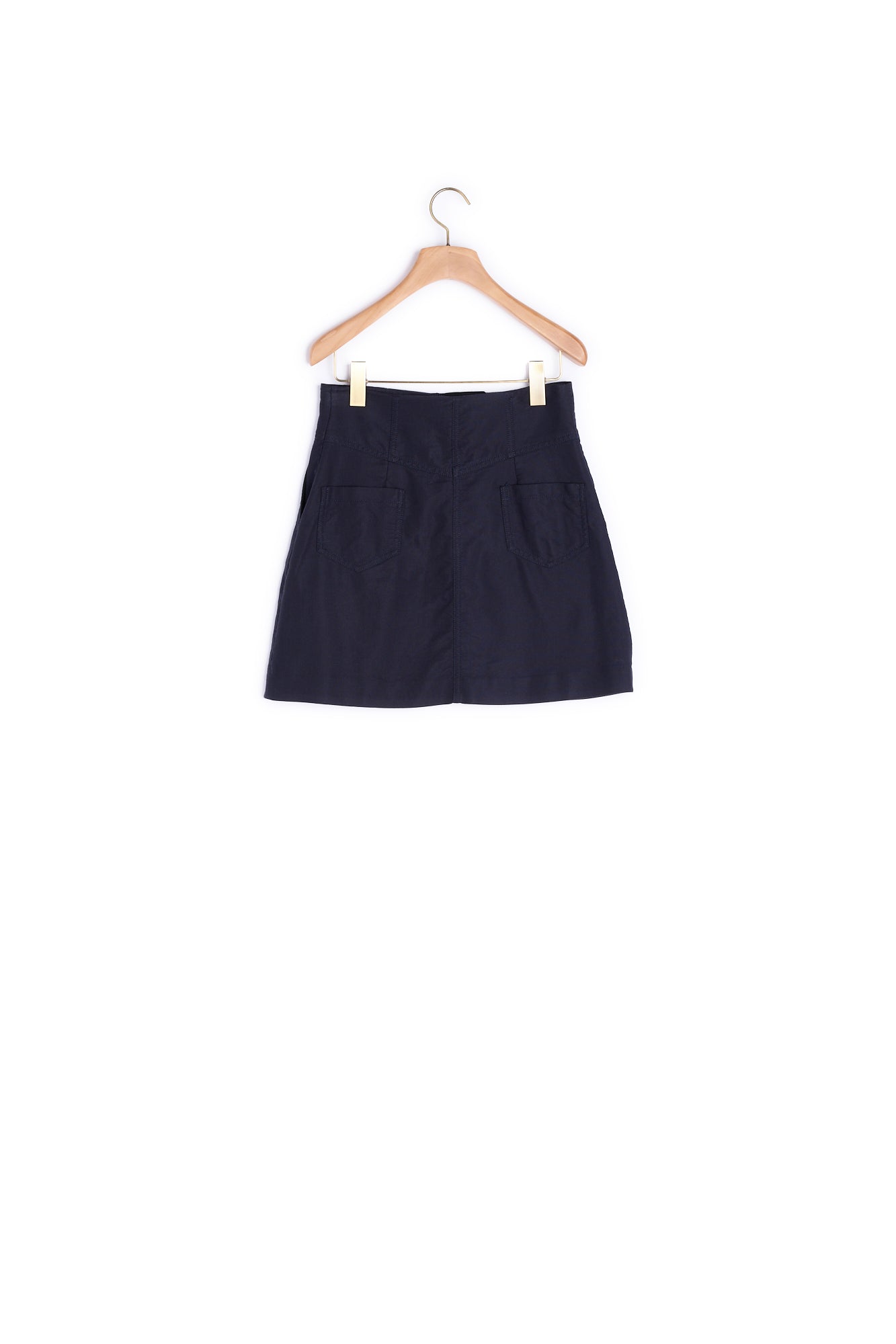 Jupe trapèze avec un bouton bijou Sandro seconde main