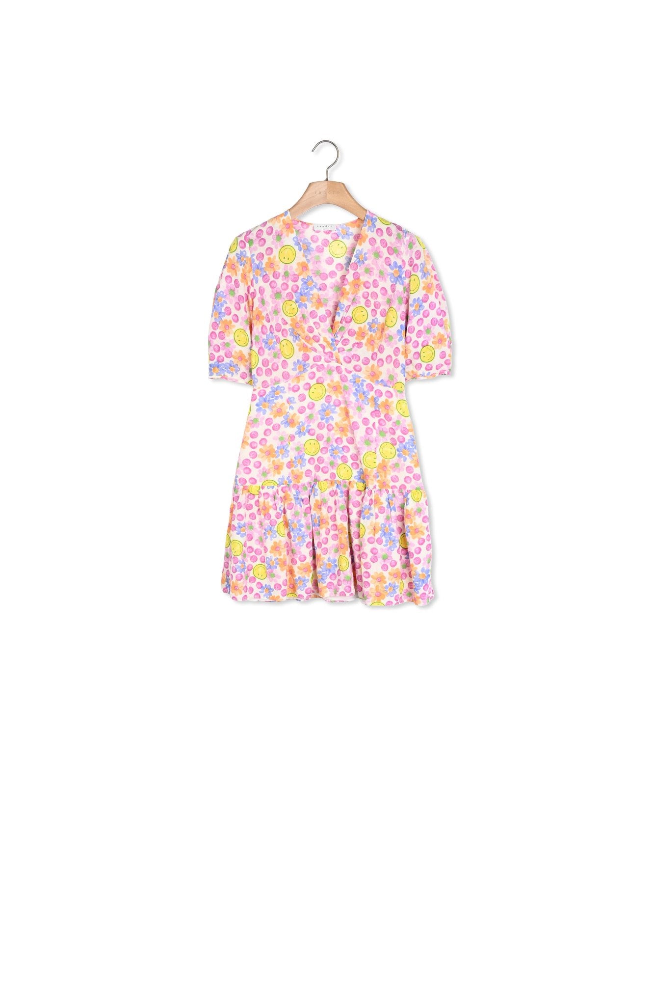 Smiley® Robe courte imprimée Sandro seconde main