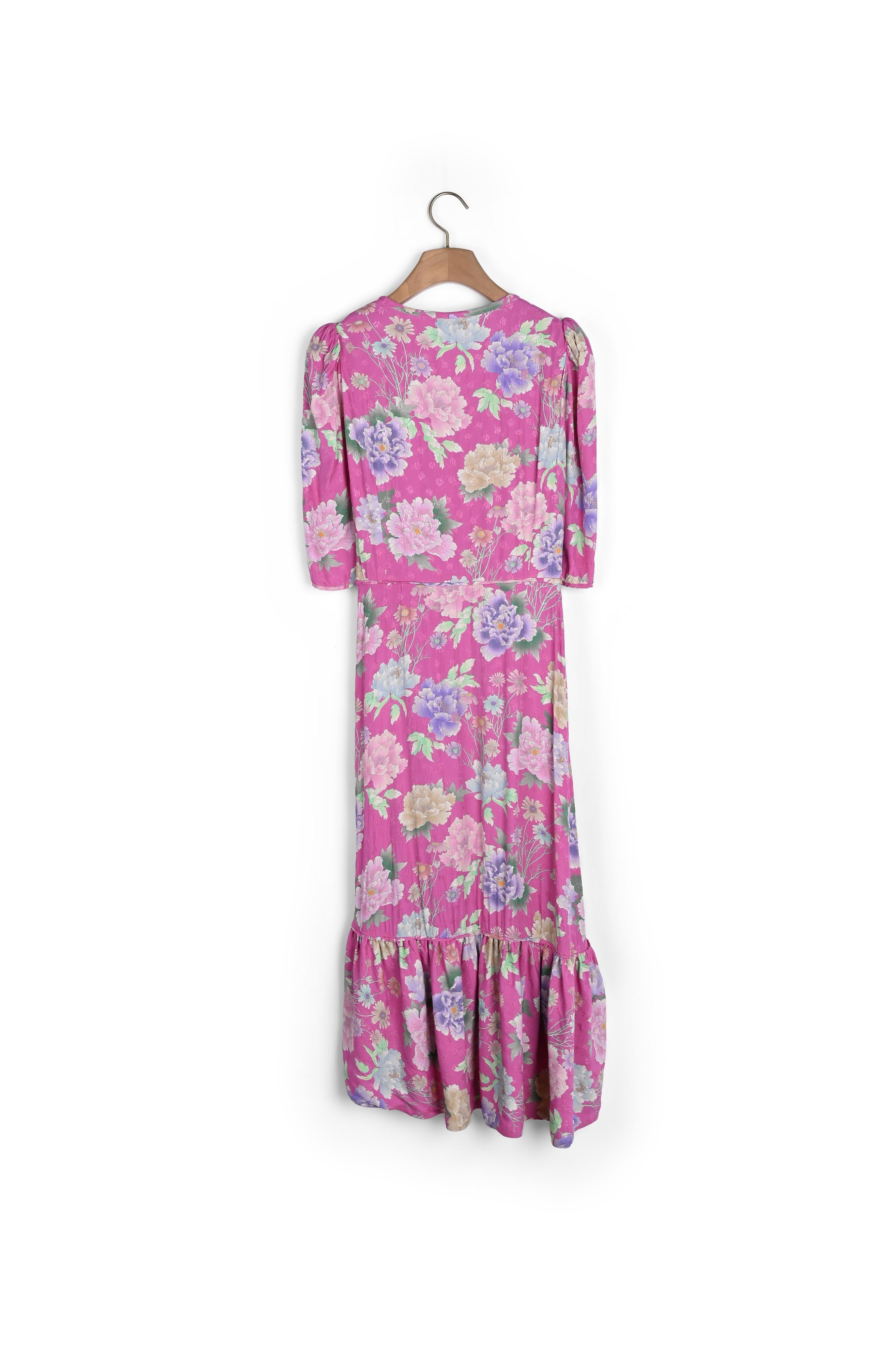 Robe longue asymétrique en jacquard Sandro seconde main