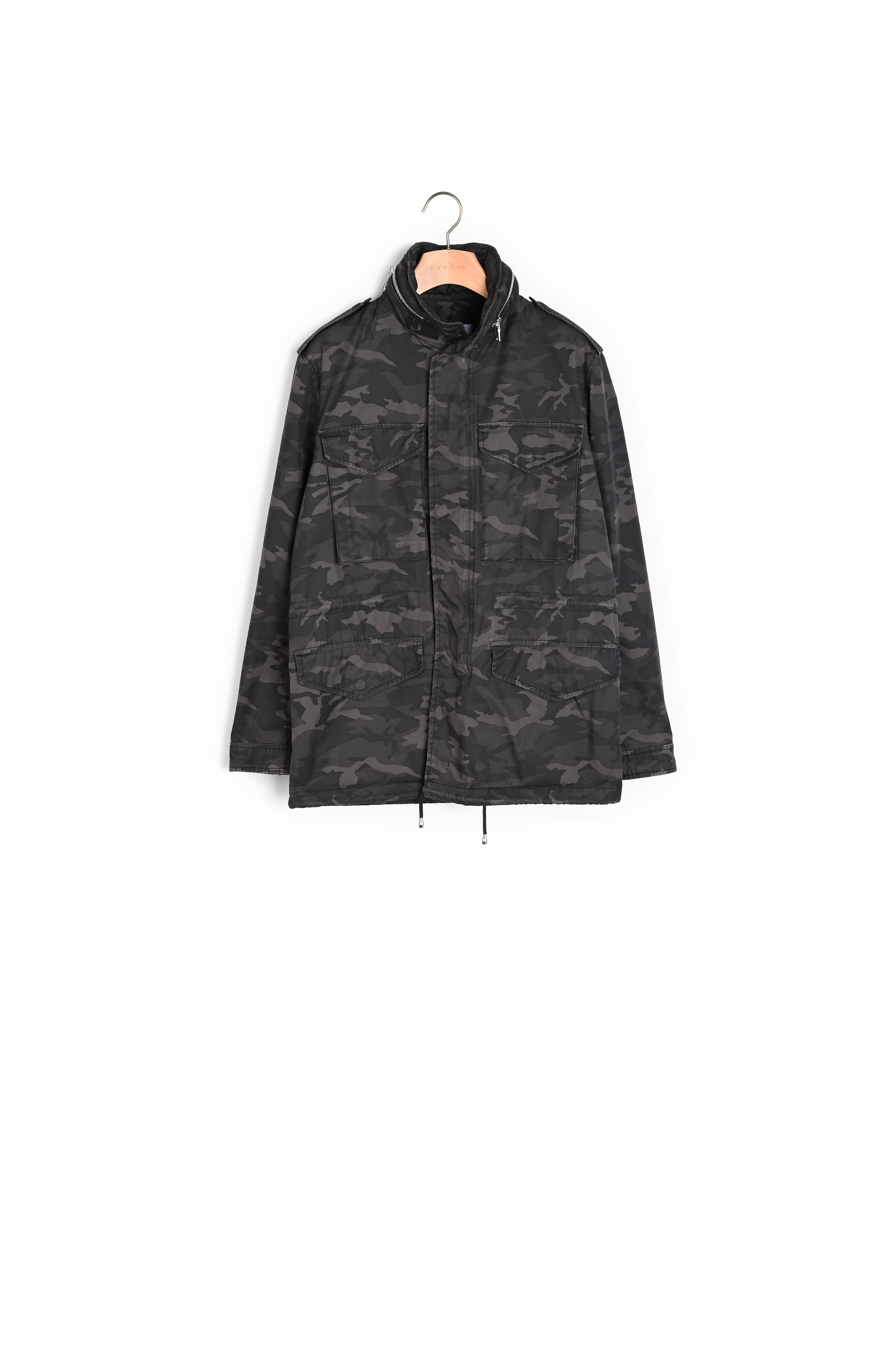 Saharienne imprimée camouflage Sandro seconde main