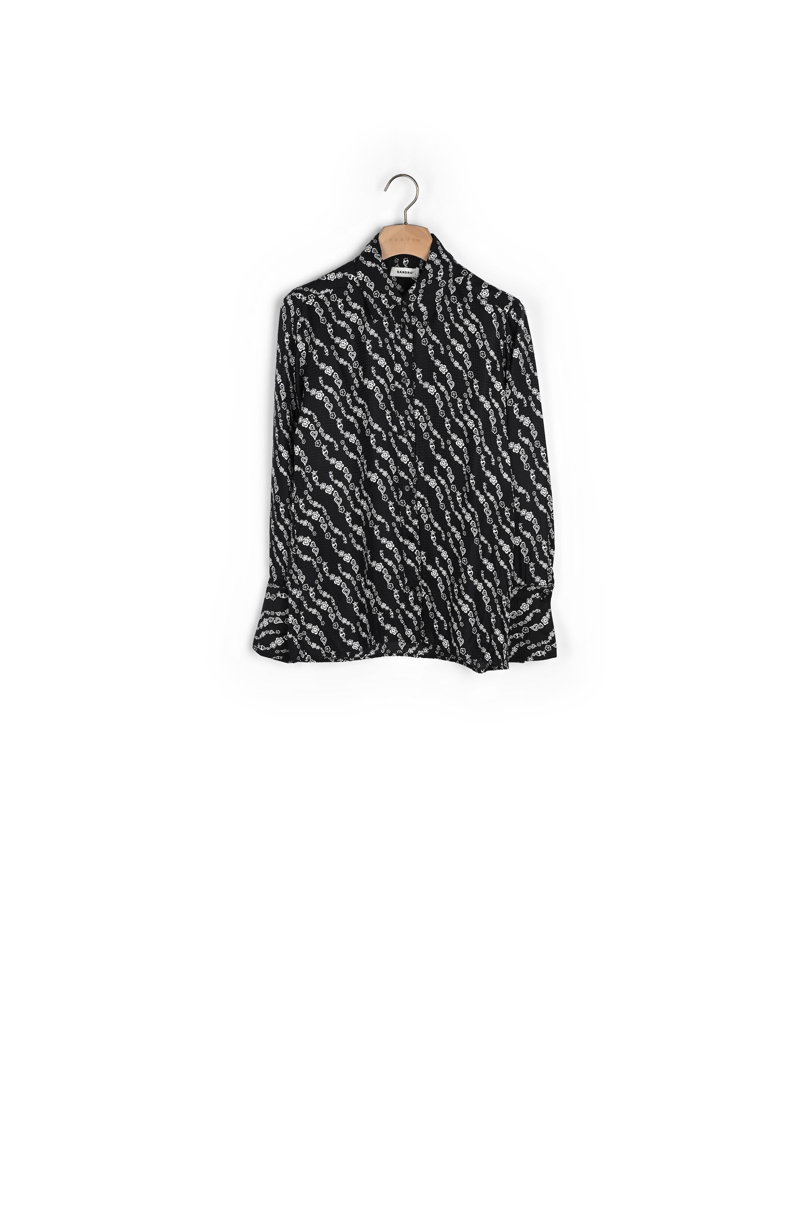 Chemise fluide imprimée Sandro seconde main