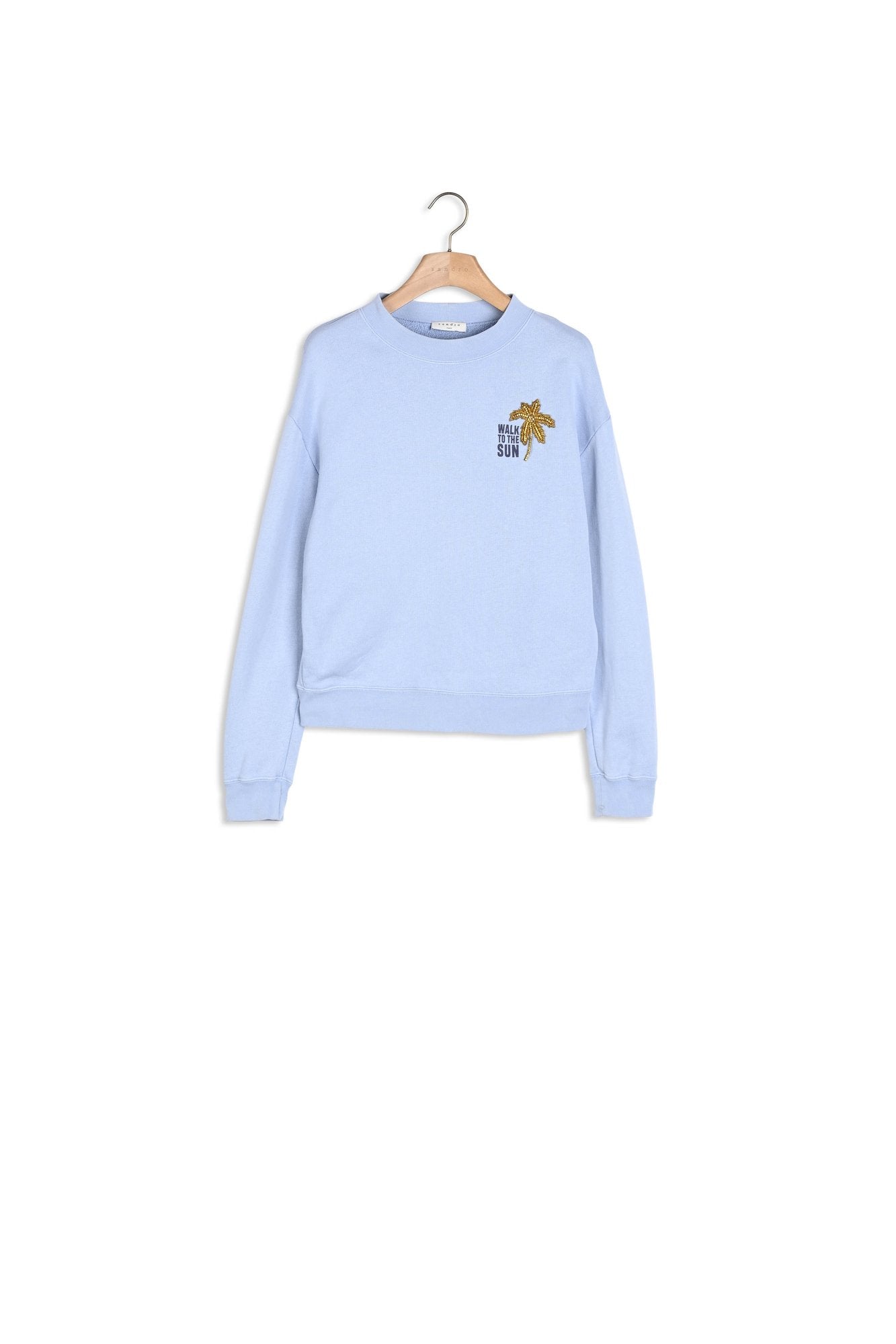 Sweat shirt avec broderie Sandro seconde main