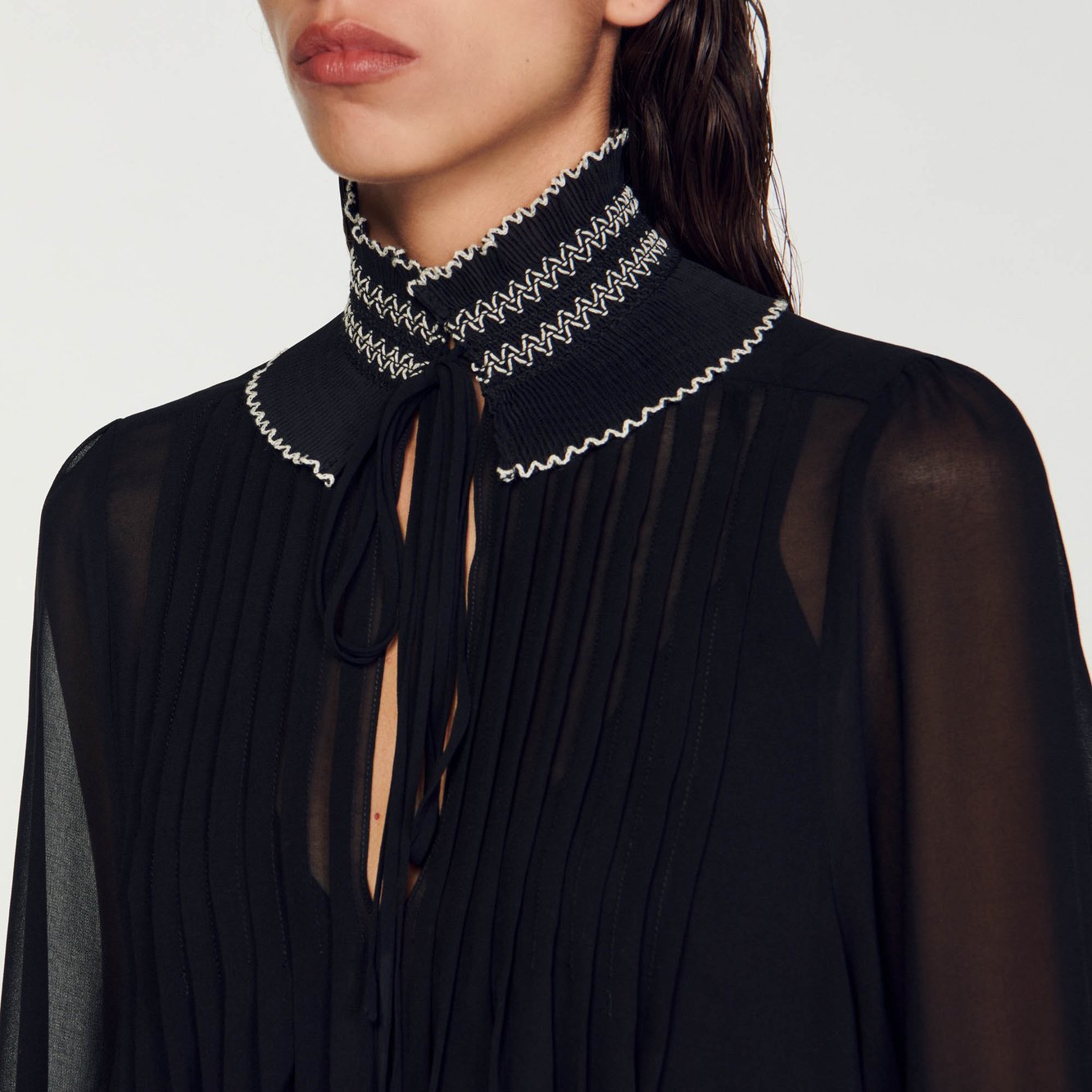 Top en mousseline Sandro seconde main