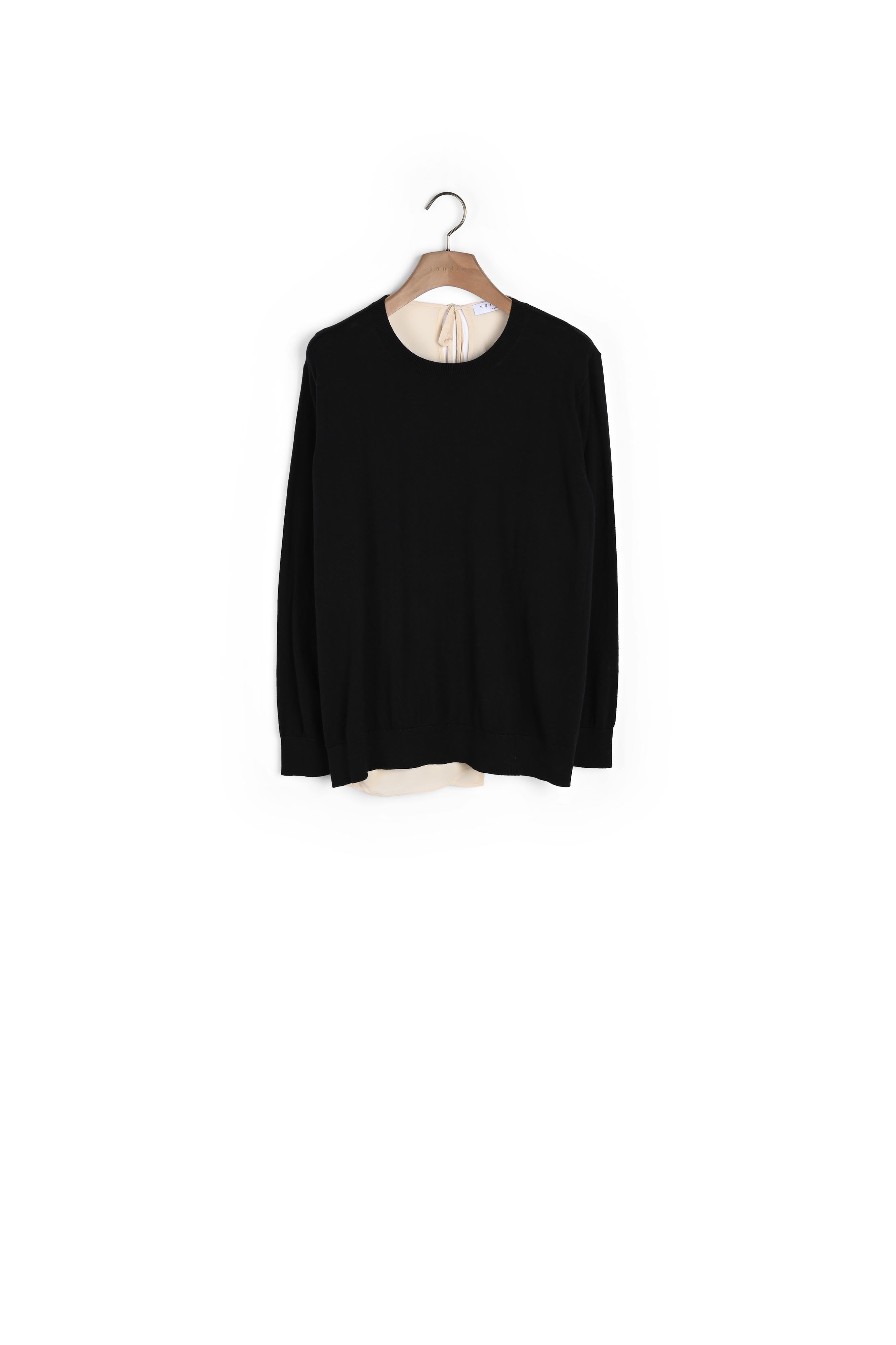 Pull dos en soie Sandro seconde main