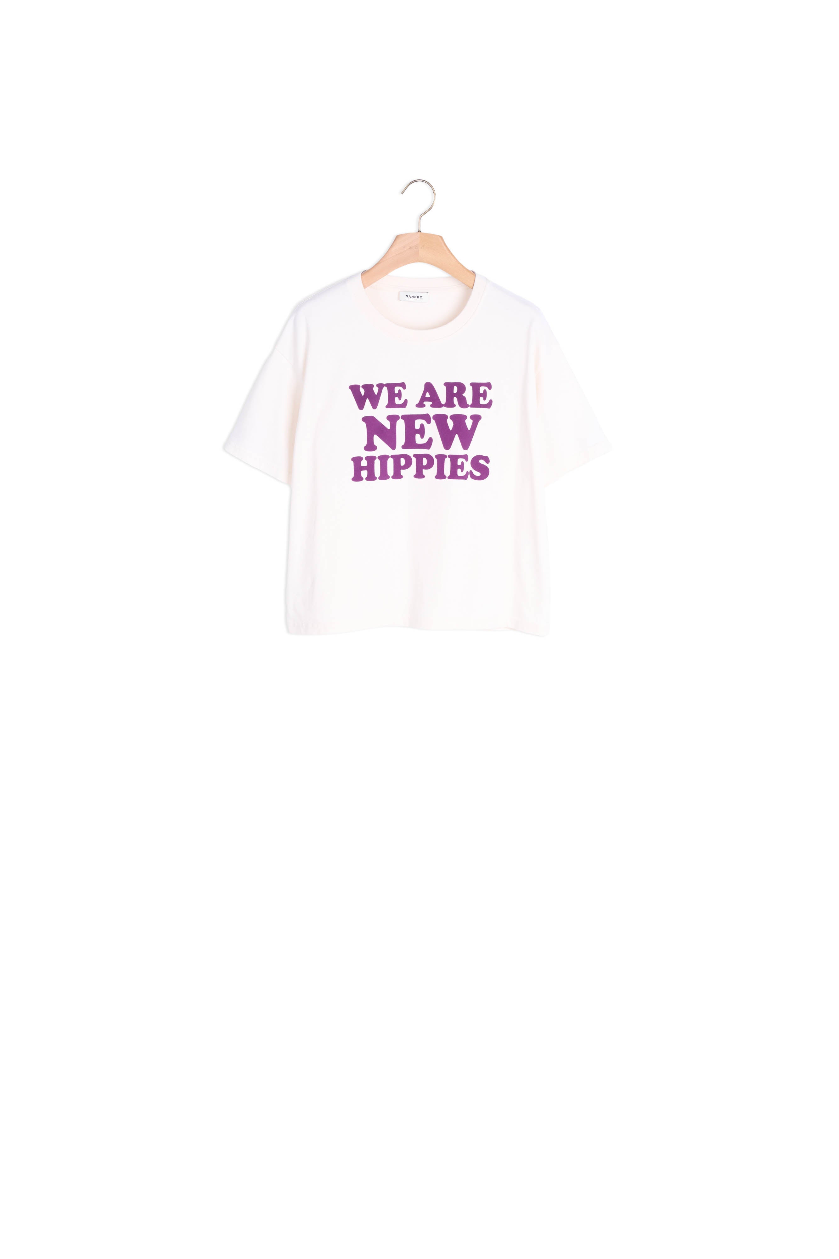 T-shirt court We Are New Hippies Sandro seconde main