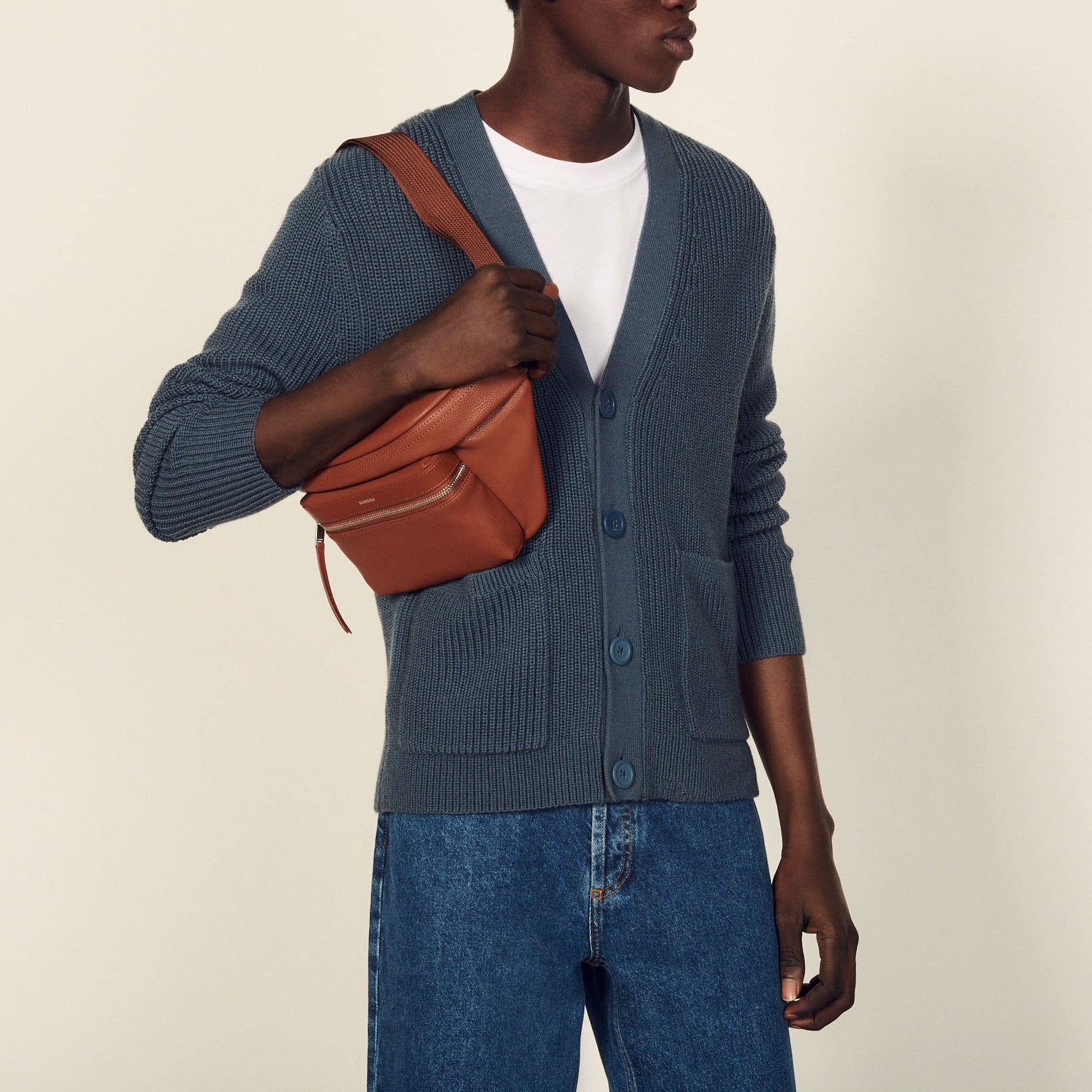 Cardigan en laine Sandro seconde main