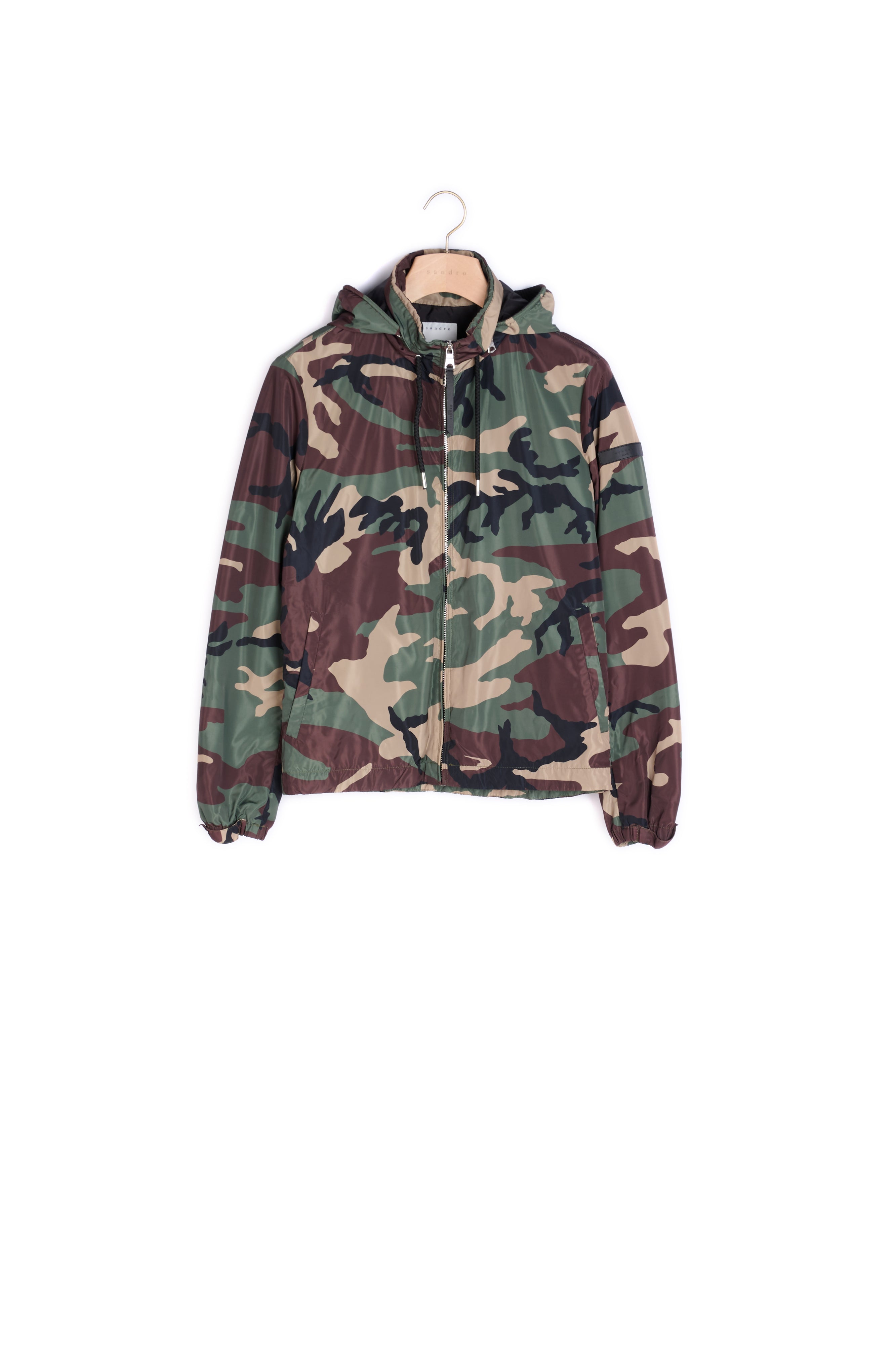 Coupe-vent imprimé camouflage Sandro seconde main