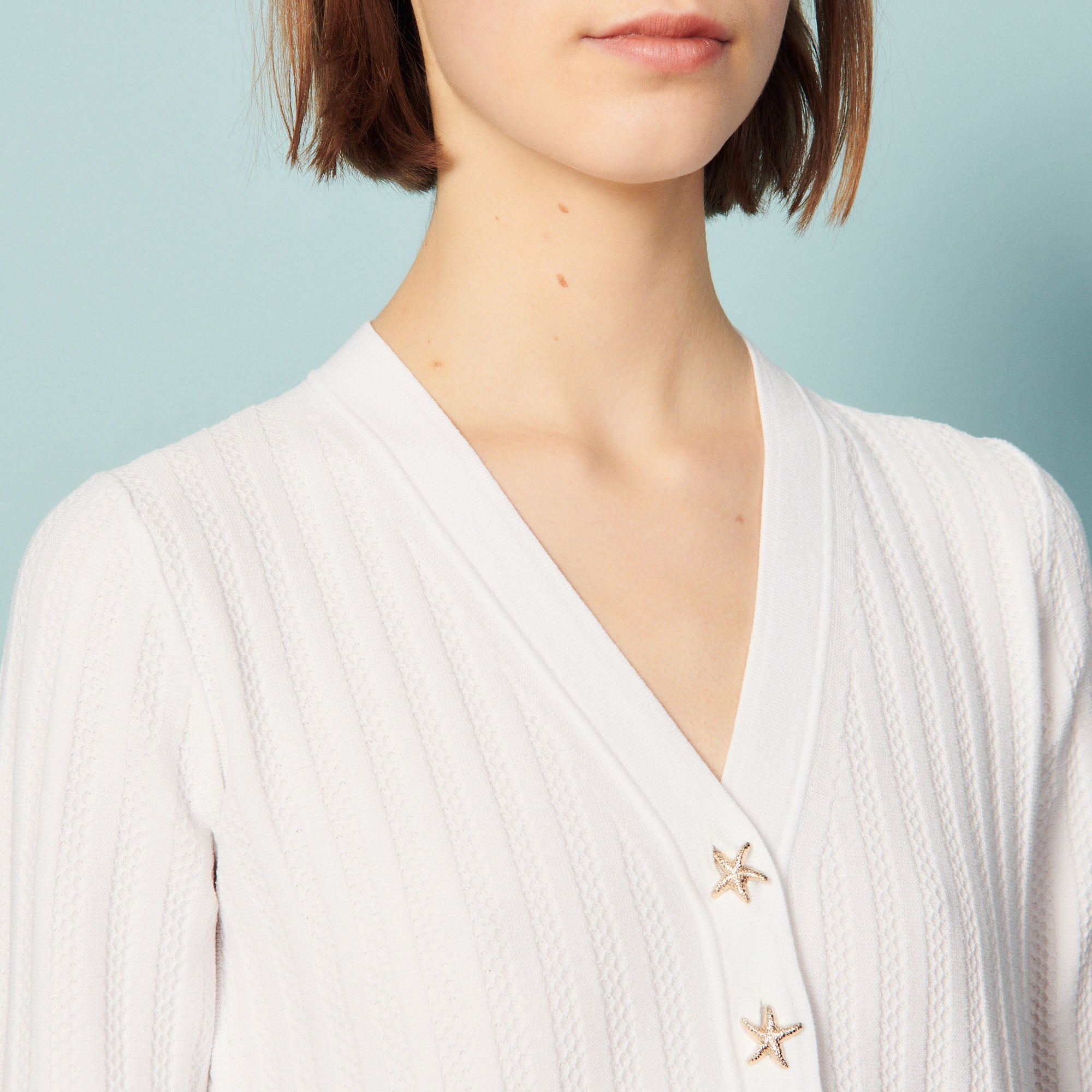 Pull à boutons fantaisie Sandro seconde main