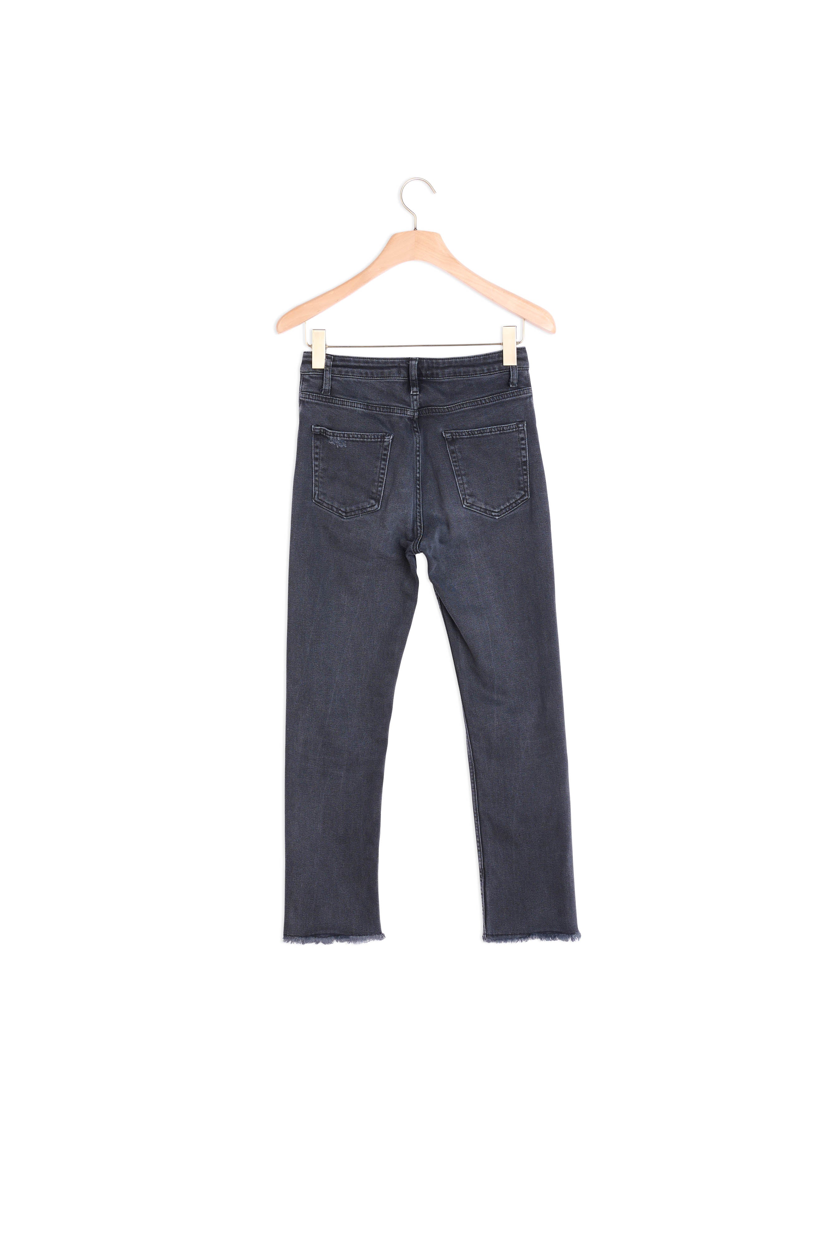 Jean Taille haute, bas coupé bord franc Sandro seconde main