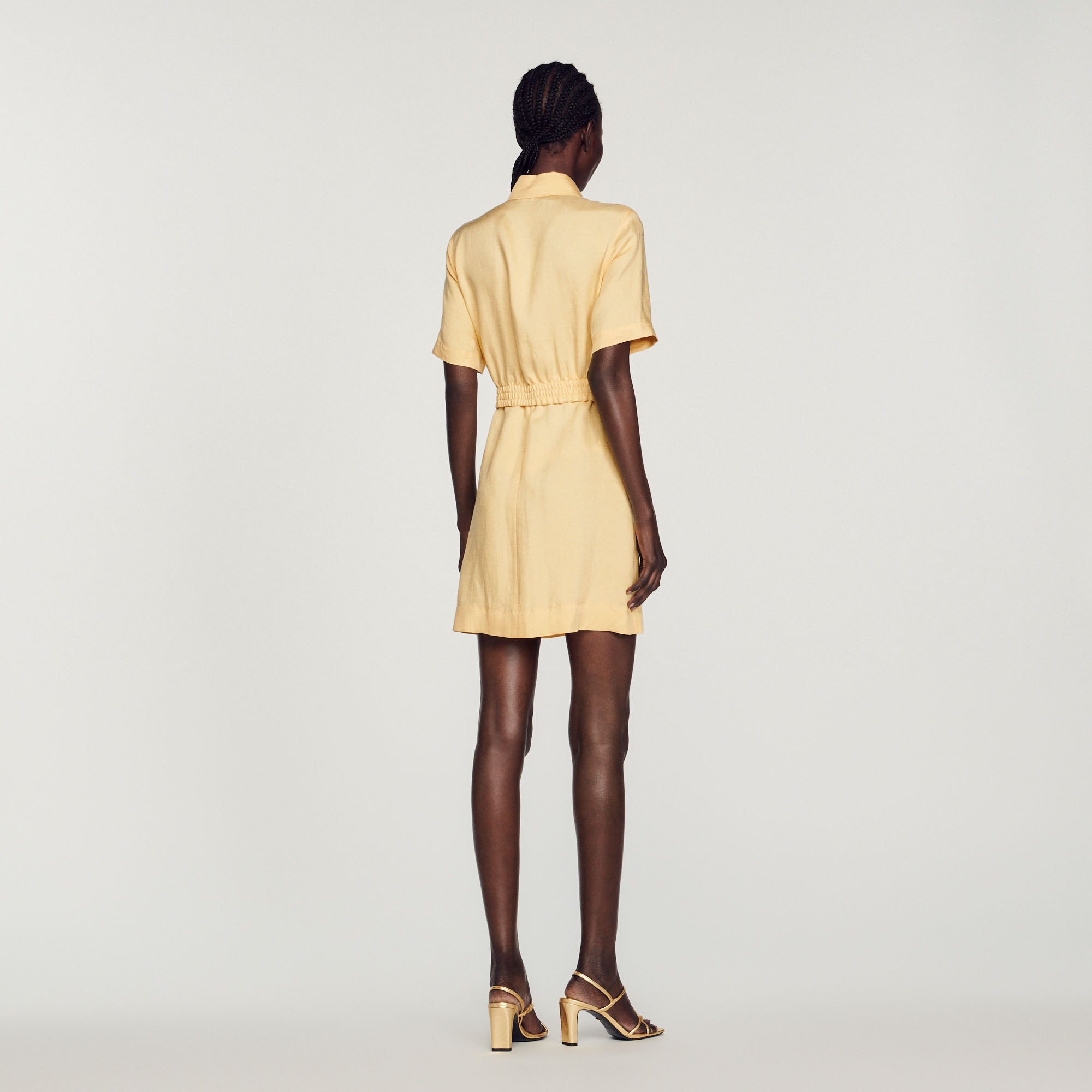 Robe courte boutonnée Sandro seconde main