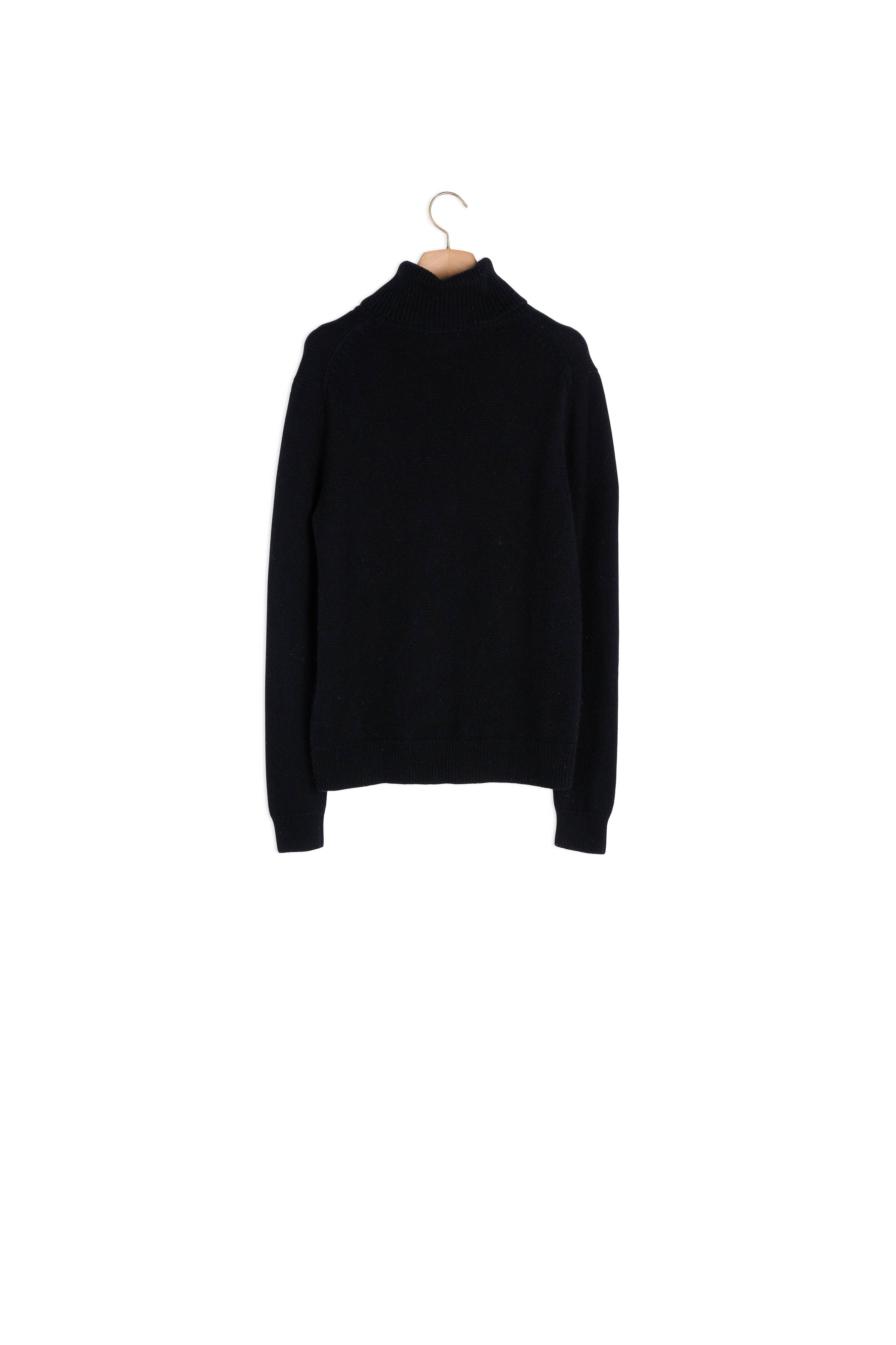 Pull à col roulé en laine et cachemire Sandro seconde main