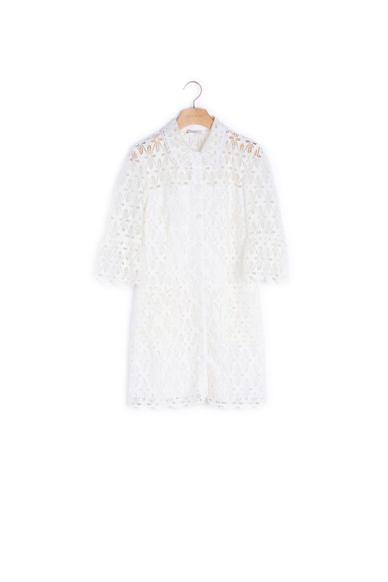 Robe manteau en guipure Sandro seconde main