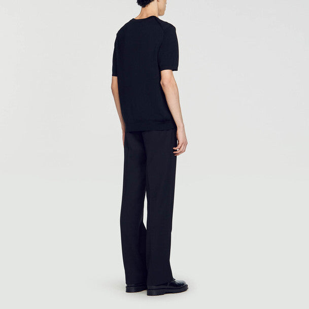 T-shirt en Maille Sandro seconde main