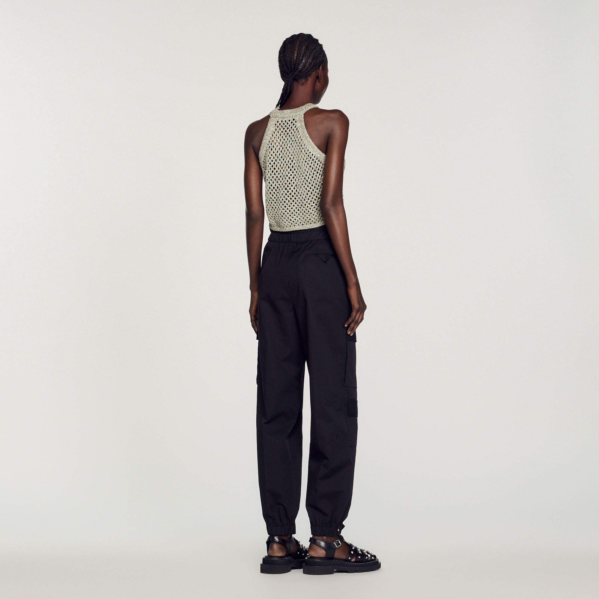 Top court en crochet Sandro seconde main