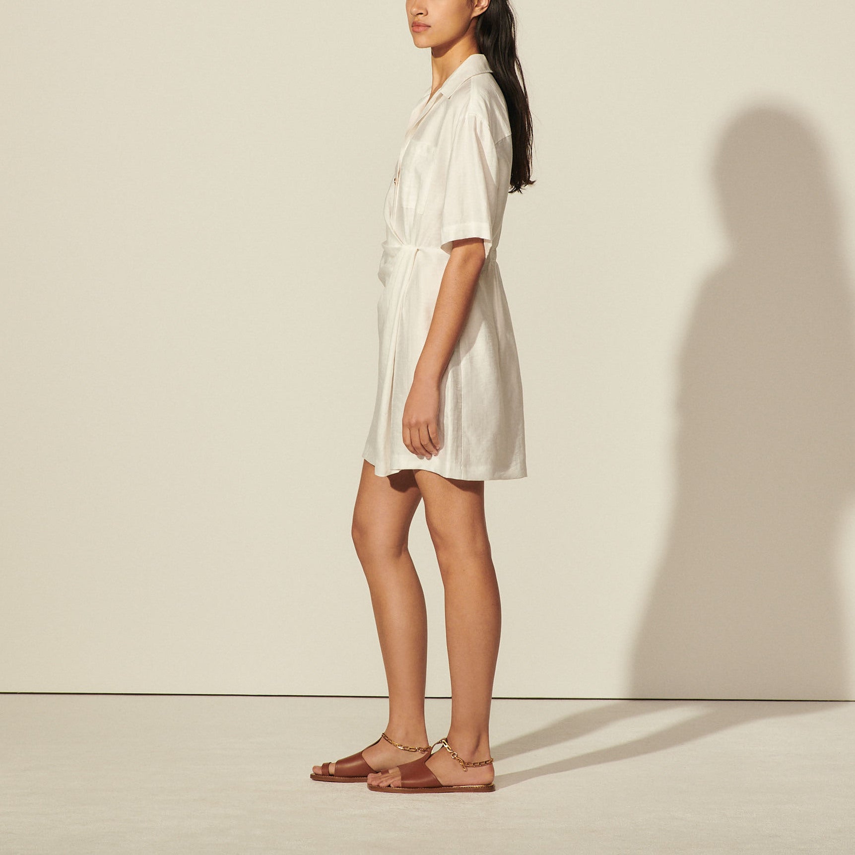 Robe courte drapée Sandro seconde main