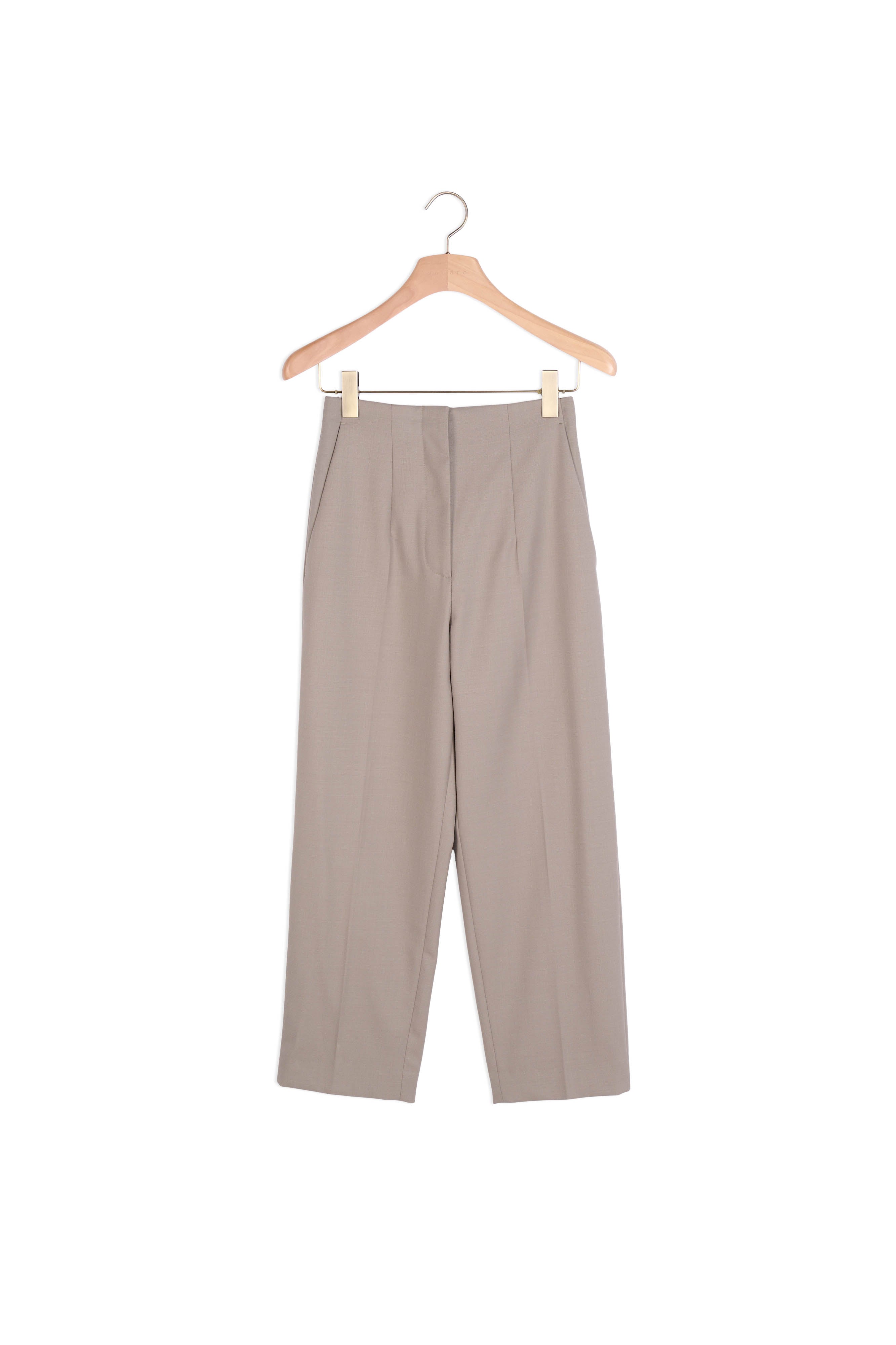 Pantalon de tailleur taille haute Sandro seconde main