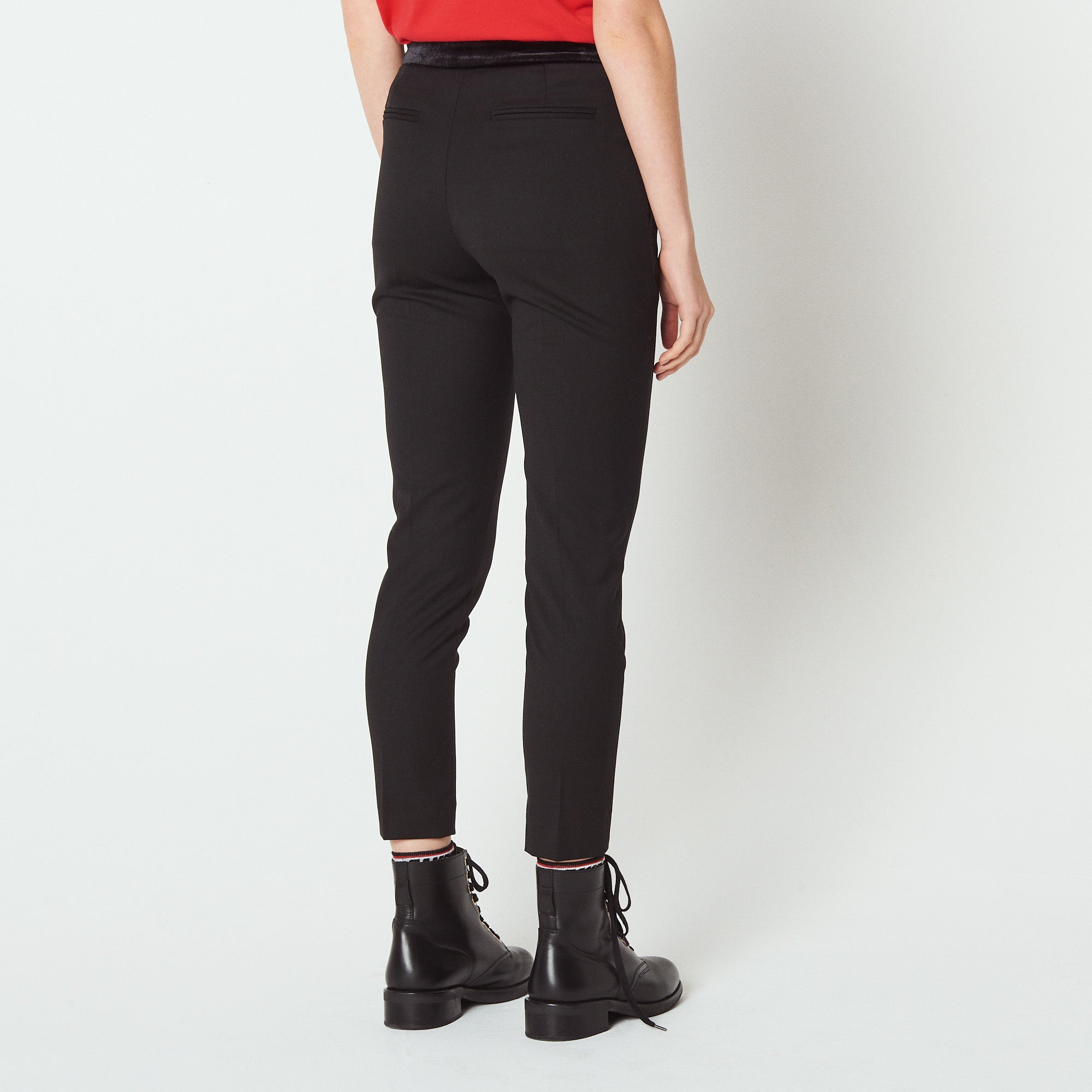 Pantalon de costume droit Sandro seconde main