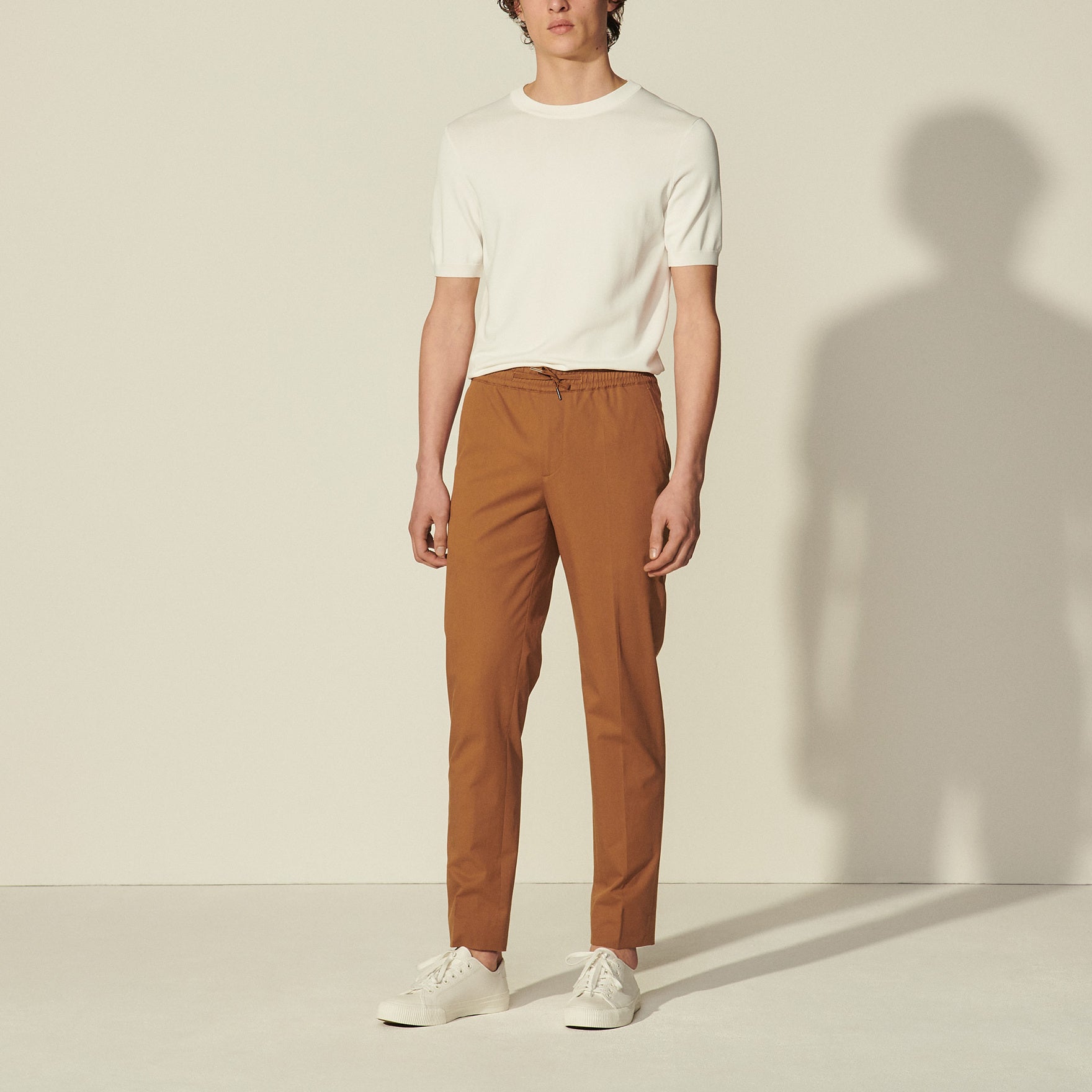 Pantalon à la ceinture élastique Sandro seconde main
