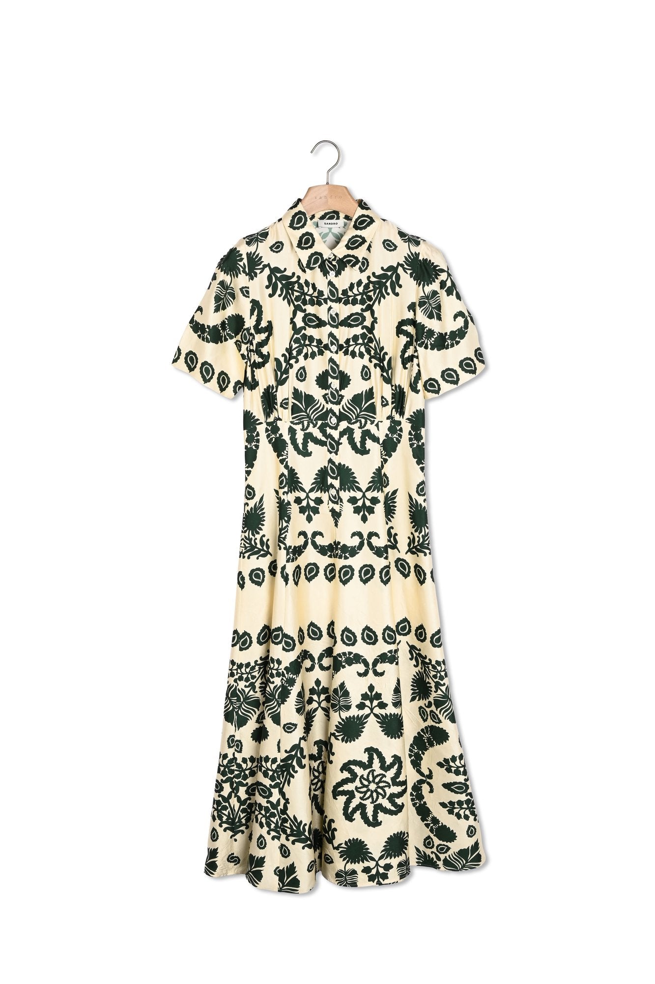 Robe longue à imprimé fleuri Sandro seconde main