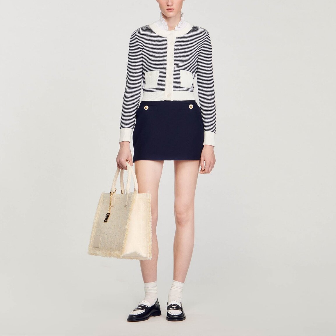 Cardigan en Maille bouclette Sandro seconde main