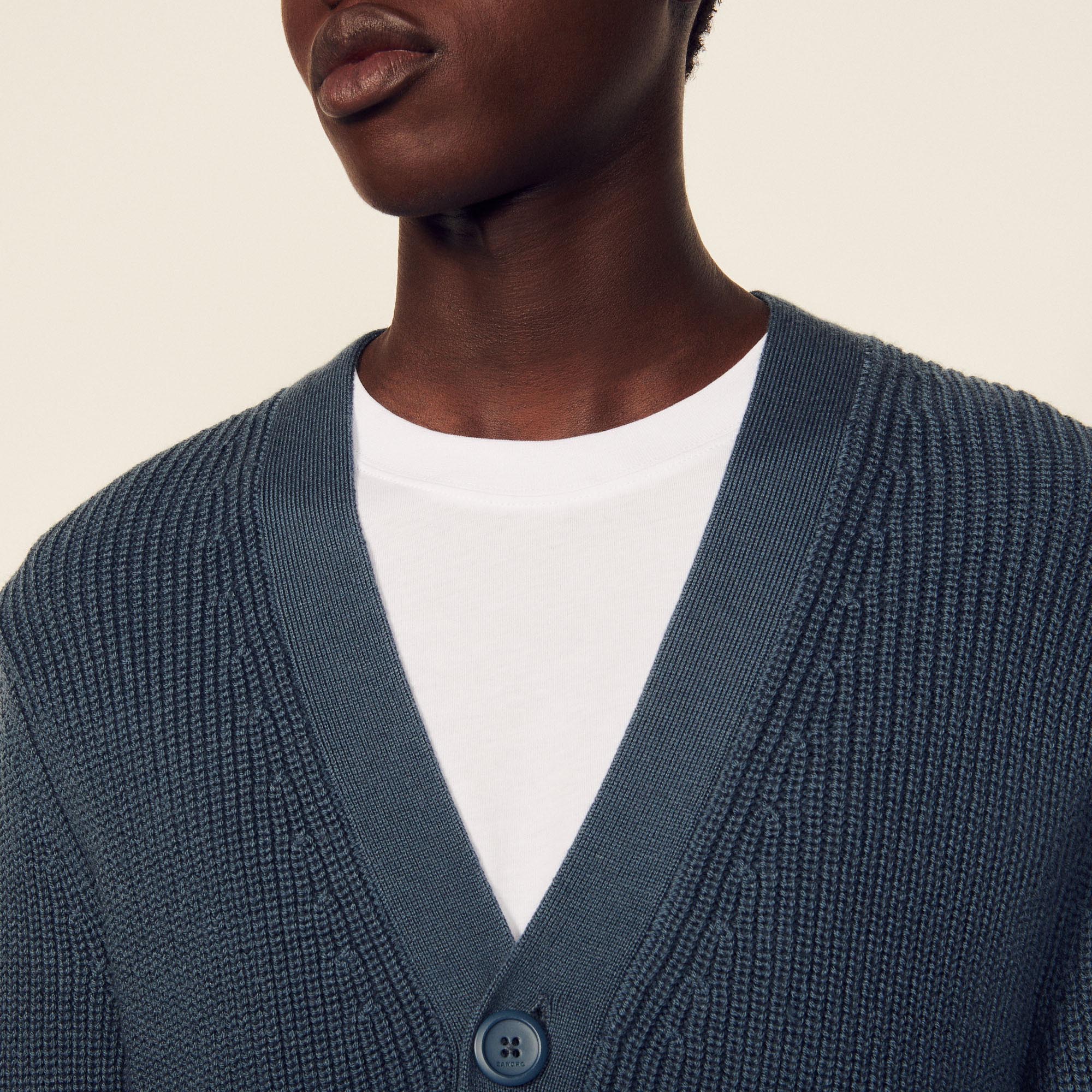 Cardigan en laine Sandro seconde main