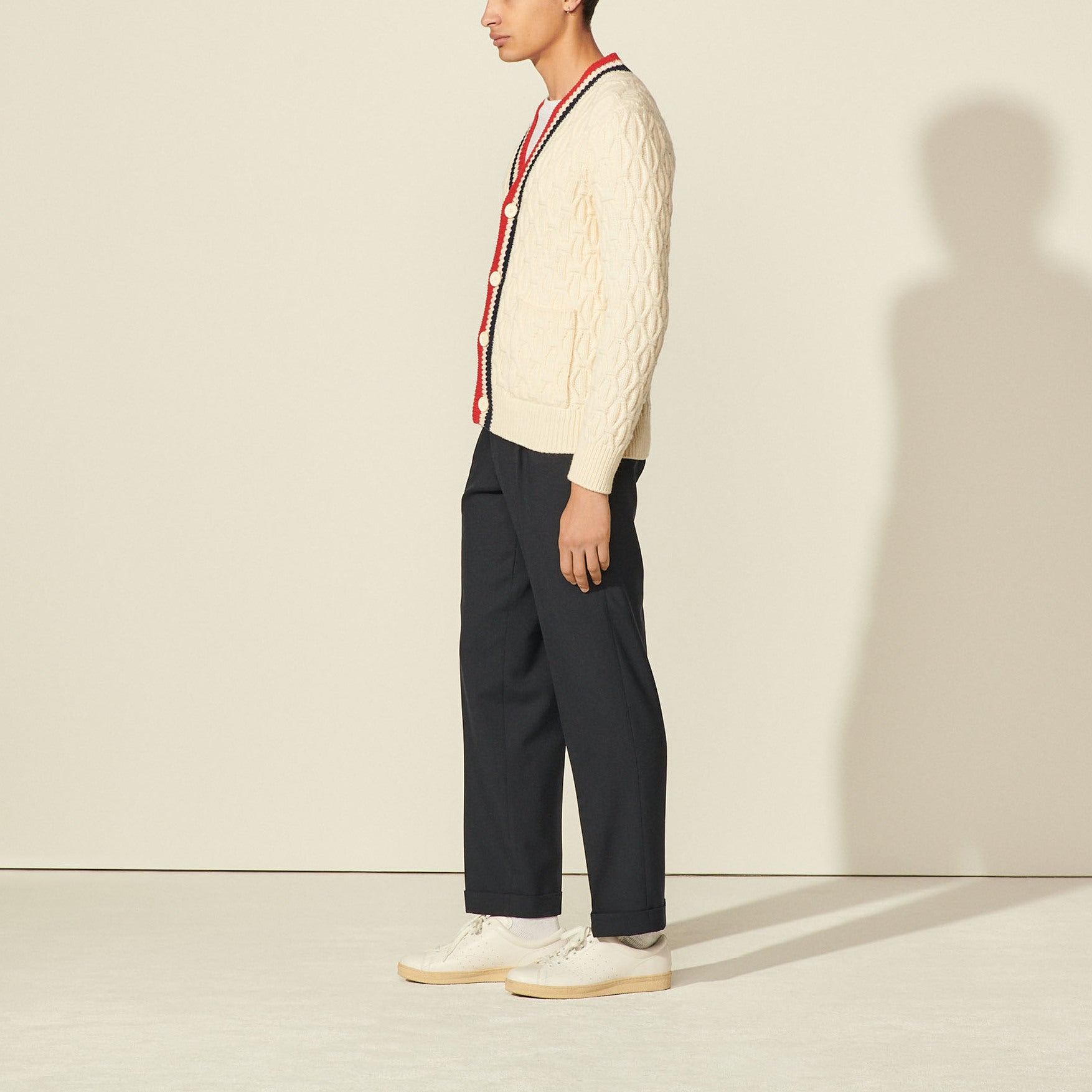 Cardigan en laine Sandro seconde main