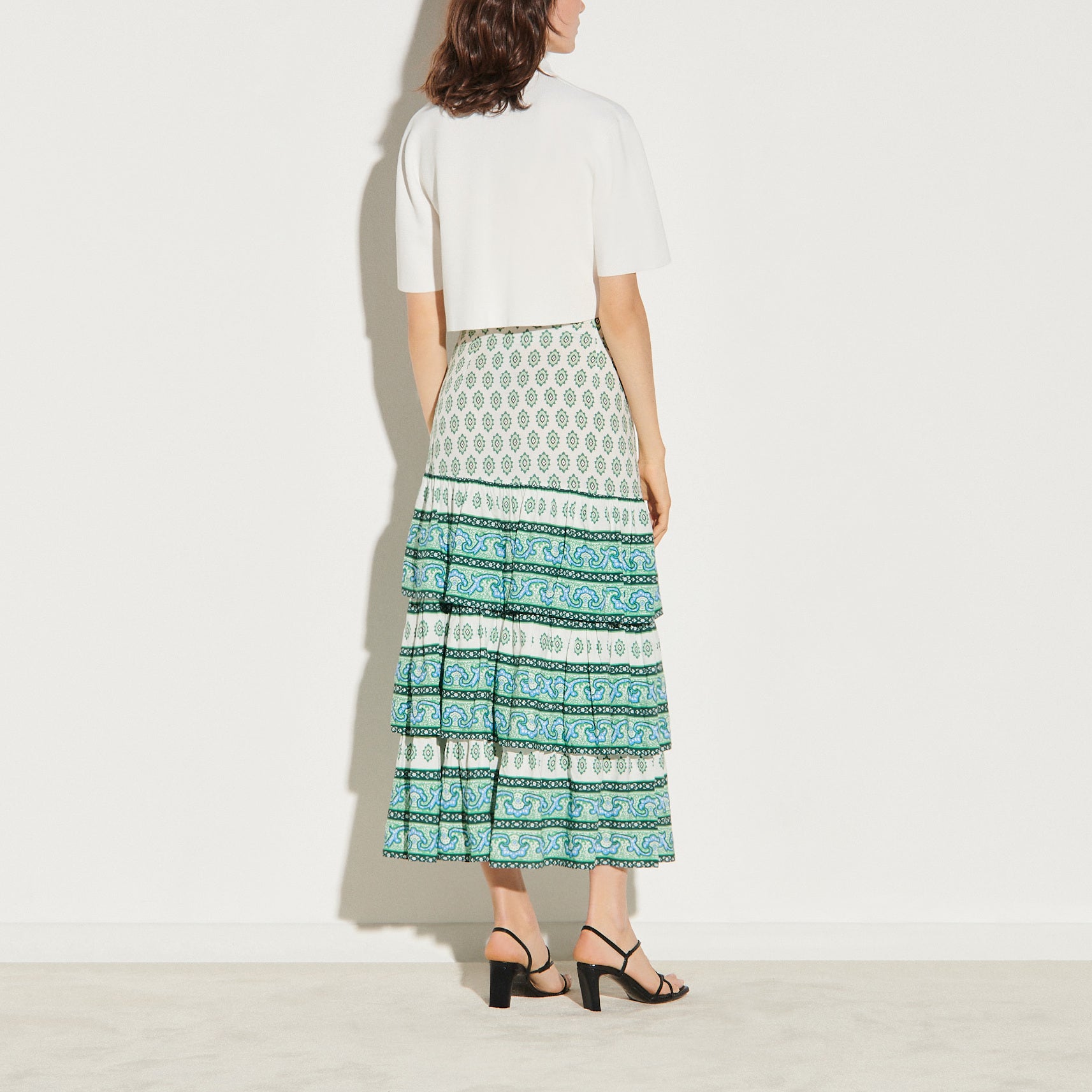 Jupe à superposition de volants Sandro seconde main