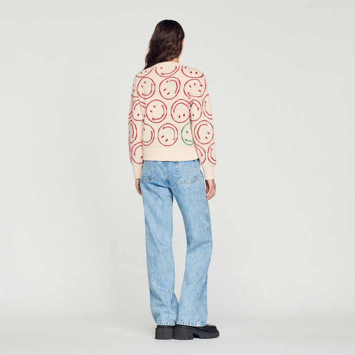 Pull Smiley Sandro seconde main