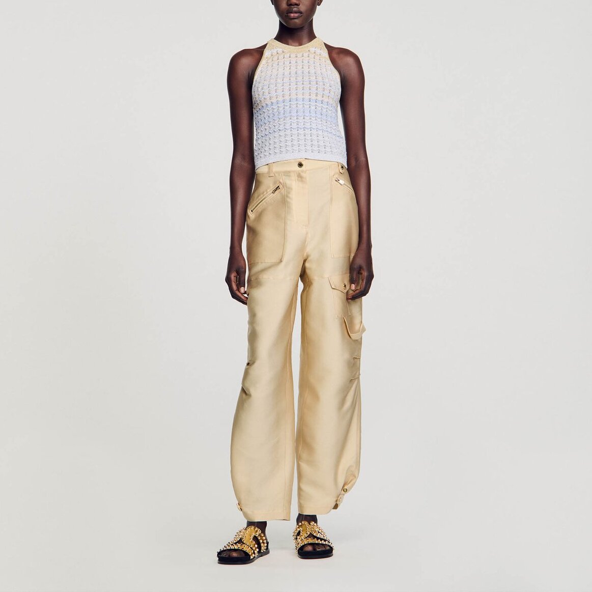 Débardeur court en Maille Sandro seconde main