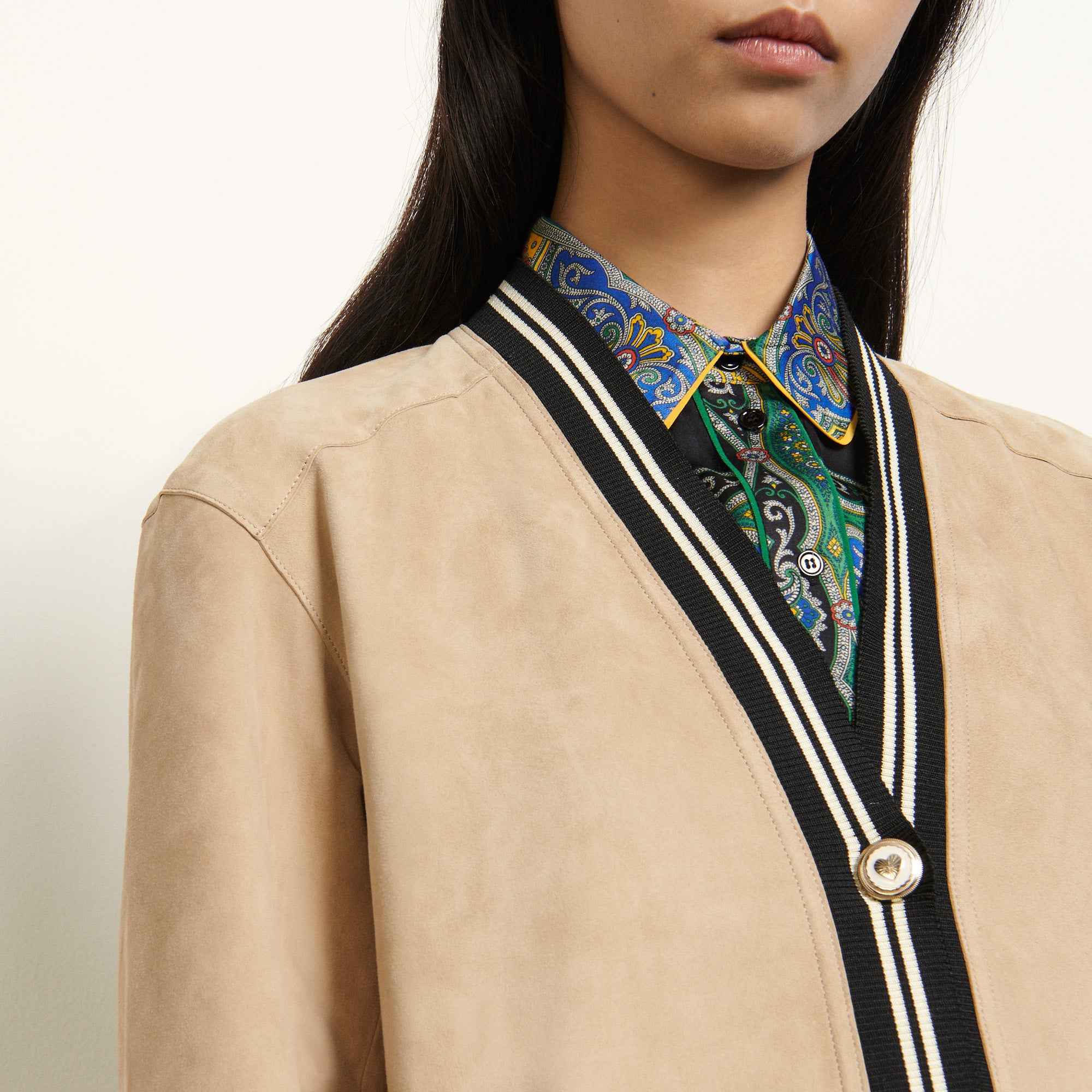 Veste façon Cardigan Sandro seconde main