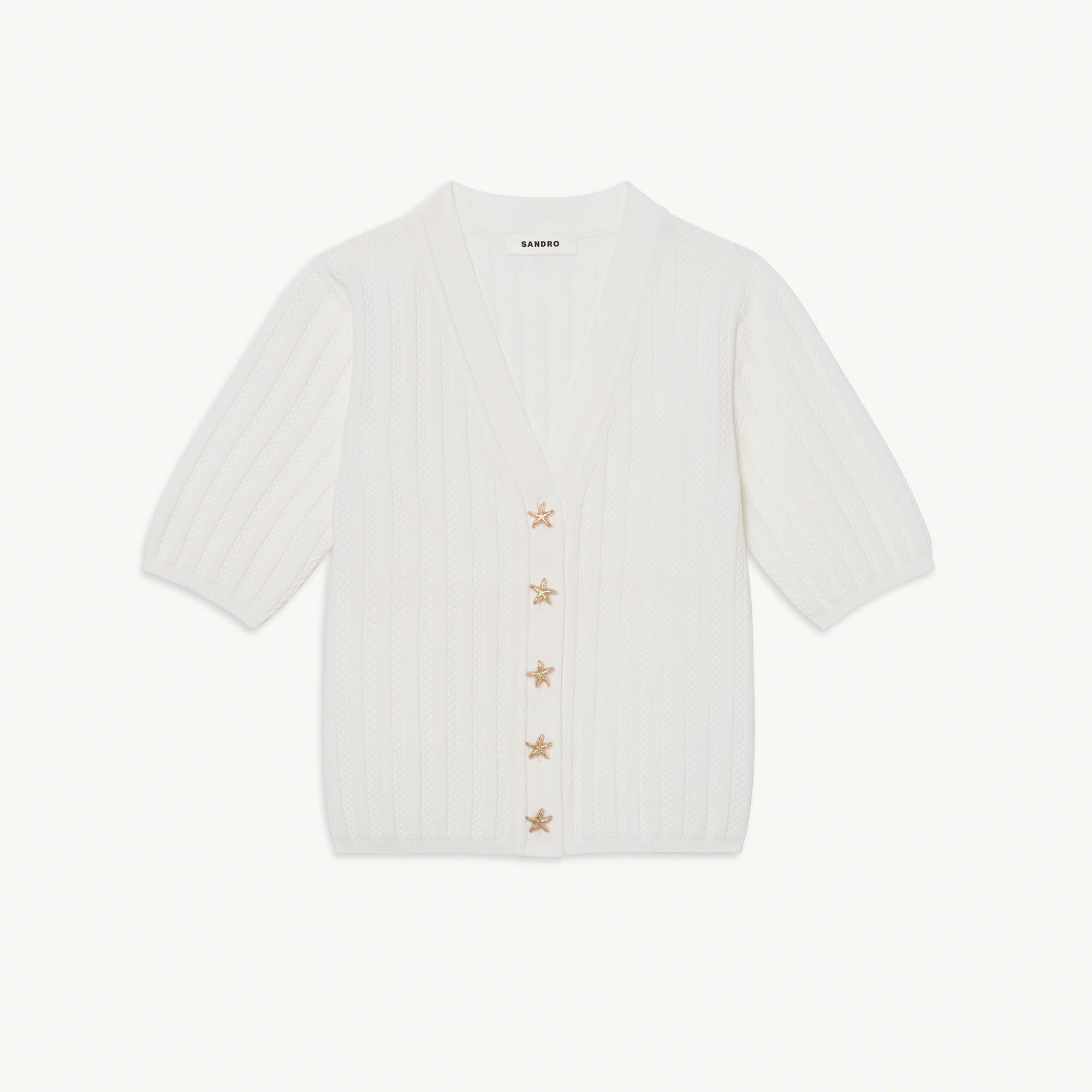 Pull à boutons fantaisie Sandro seconde main