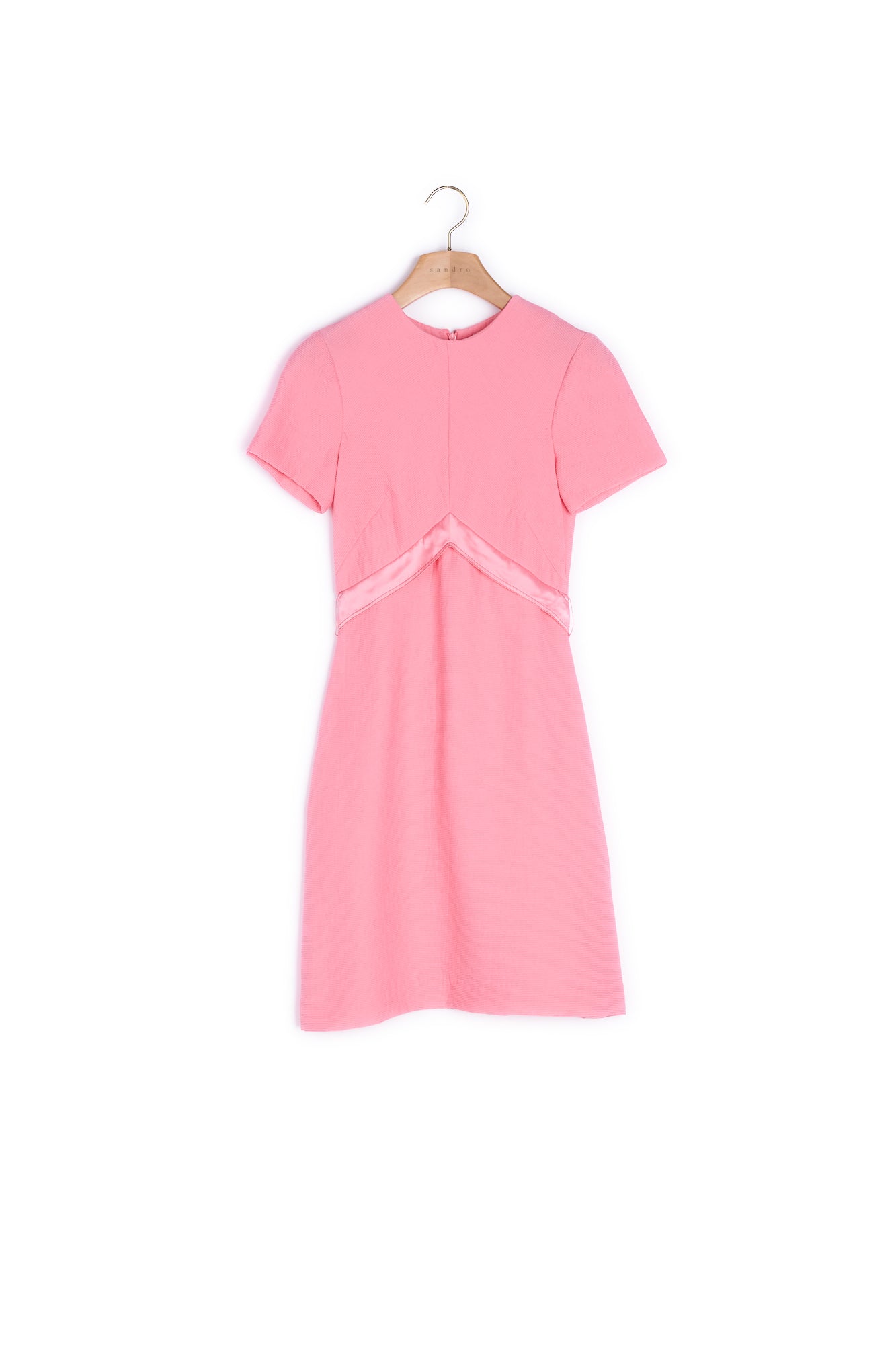 Robe avec détails satinés Sandro seconde main