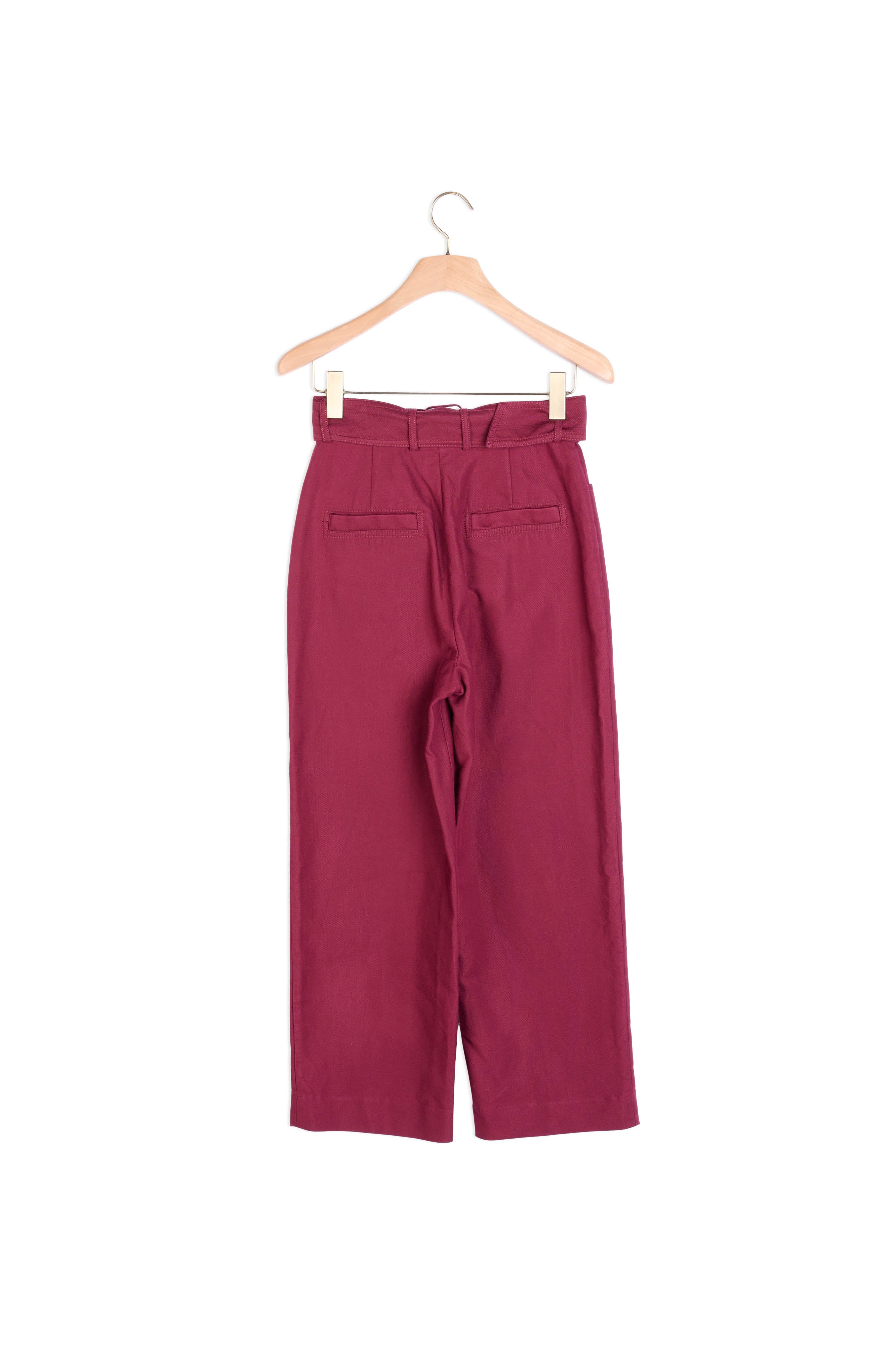 Pantalon taille haute ceinturé Sandro seconde main