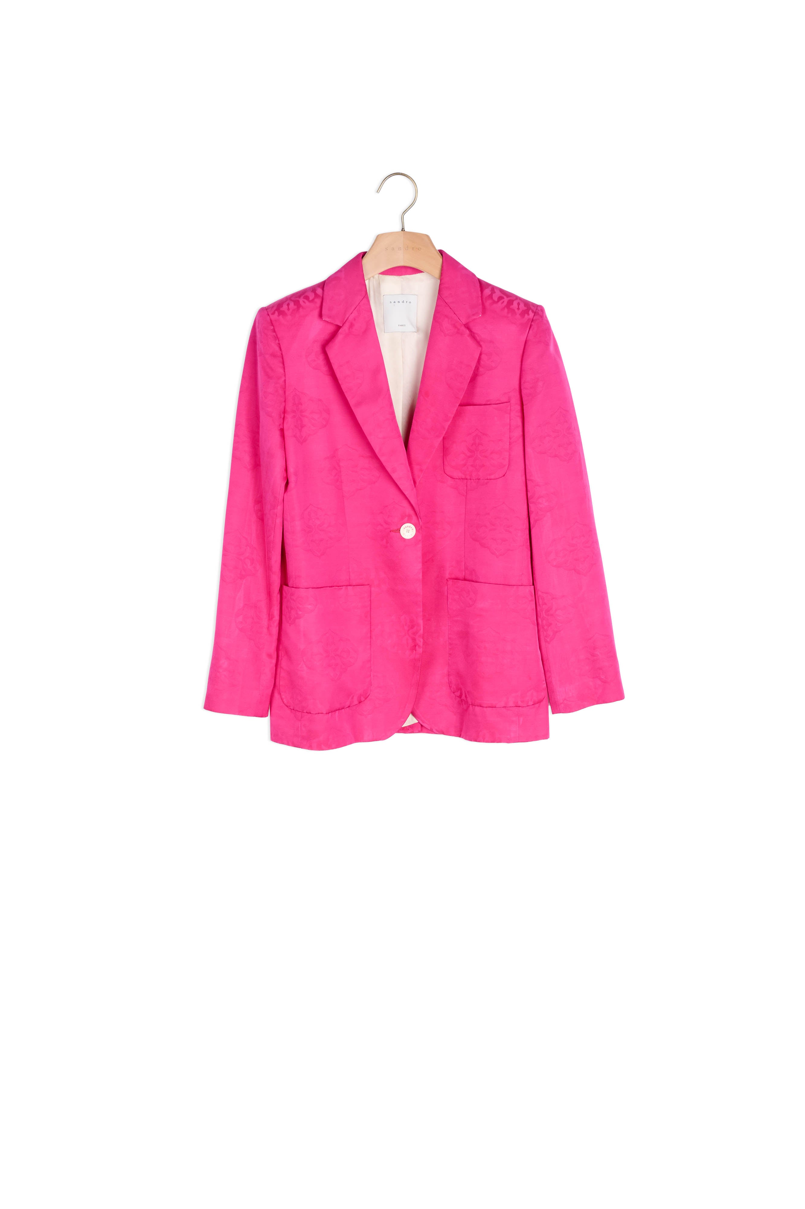 Veste tailleur en jacquard Sandro seconde main