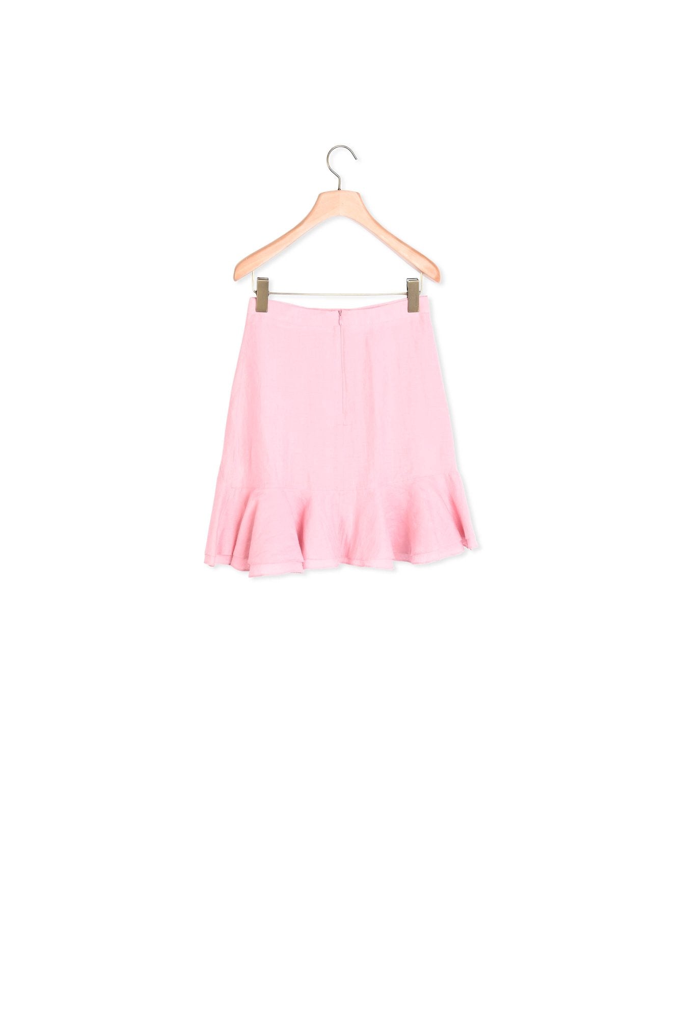 Jupe courte et asymétrique à volants Sandro seconde main