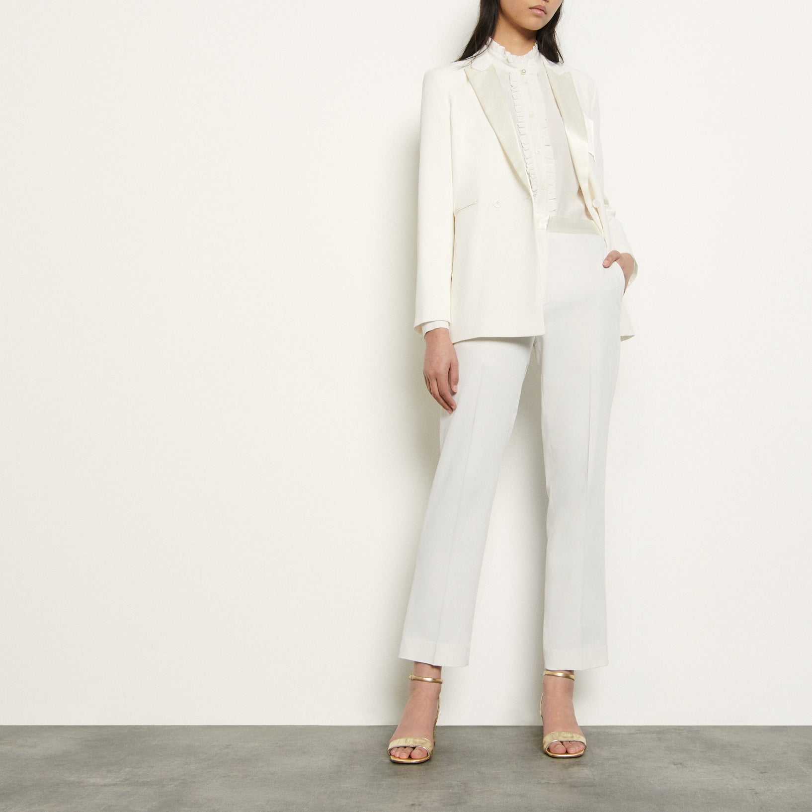 Pantalon de tailleur Sandro seconde main