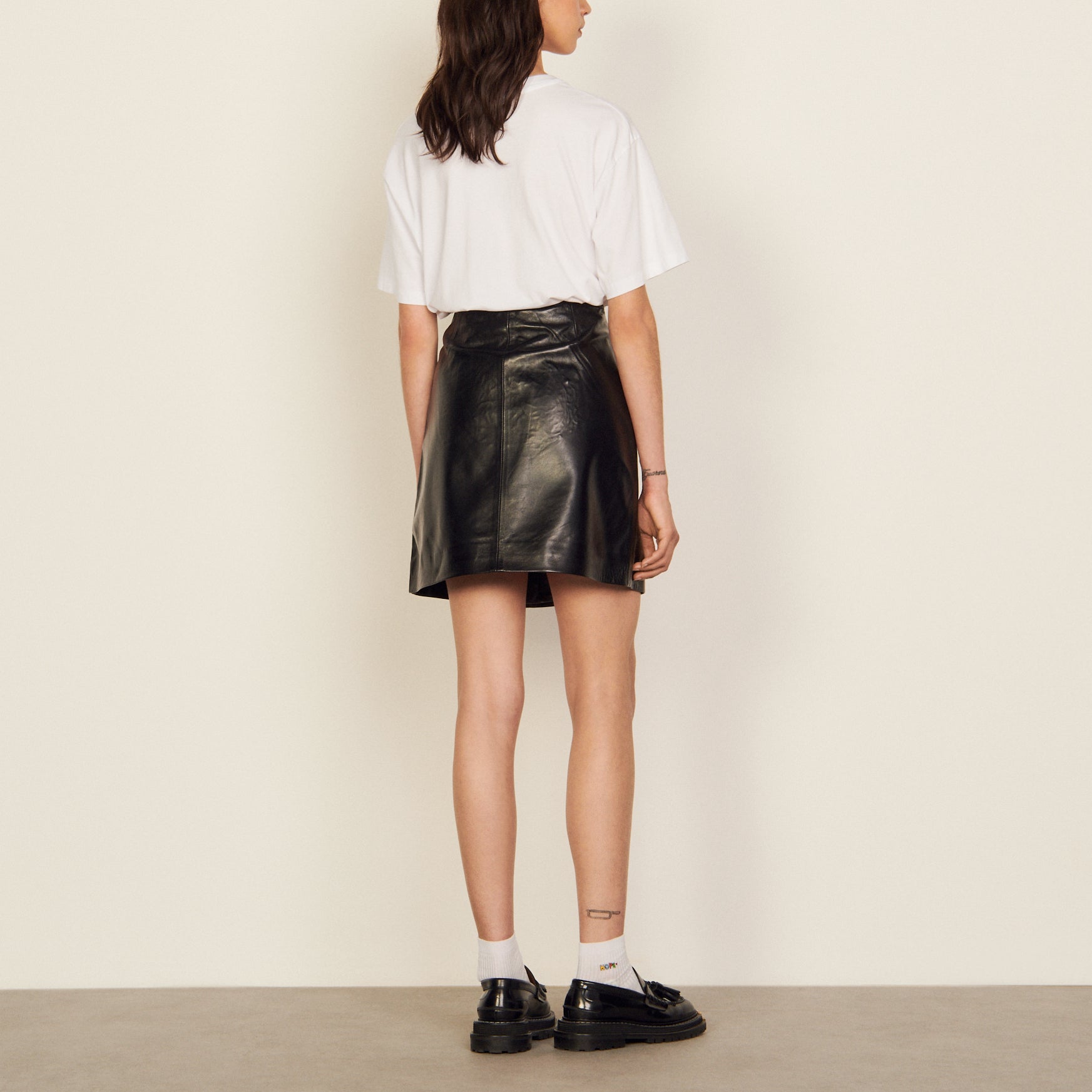 Jupe Noir Sandro seconde main