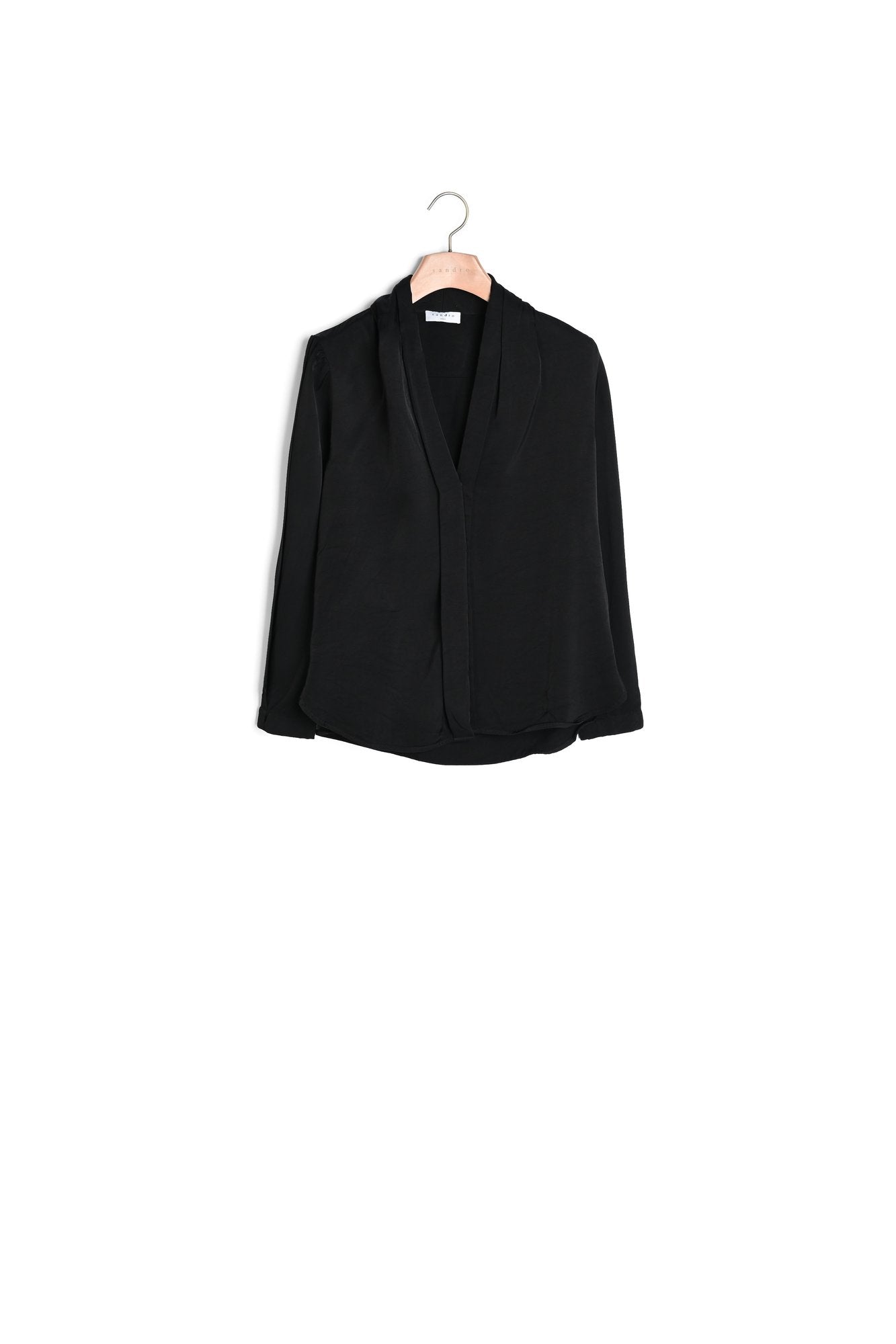 Chemise Noir Sandro seconde main