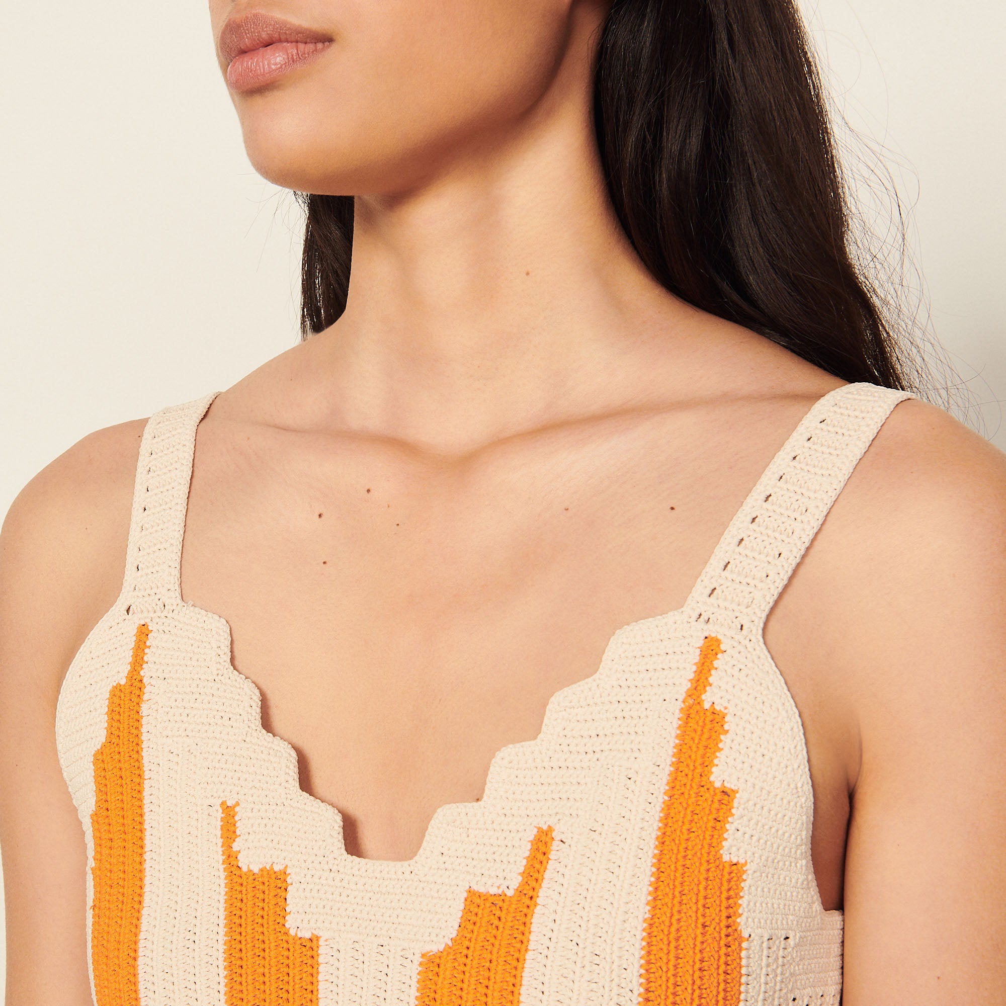 Brassière en crochet Sandro seconde main