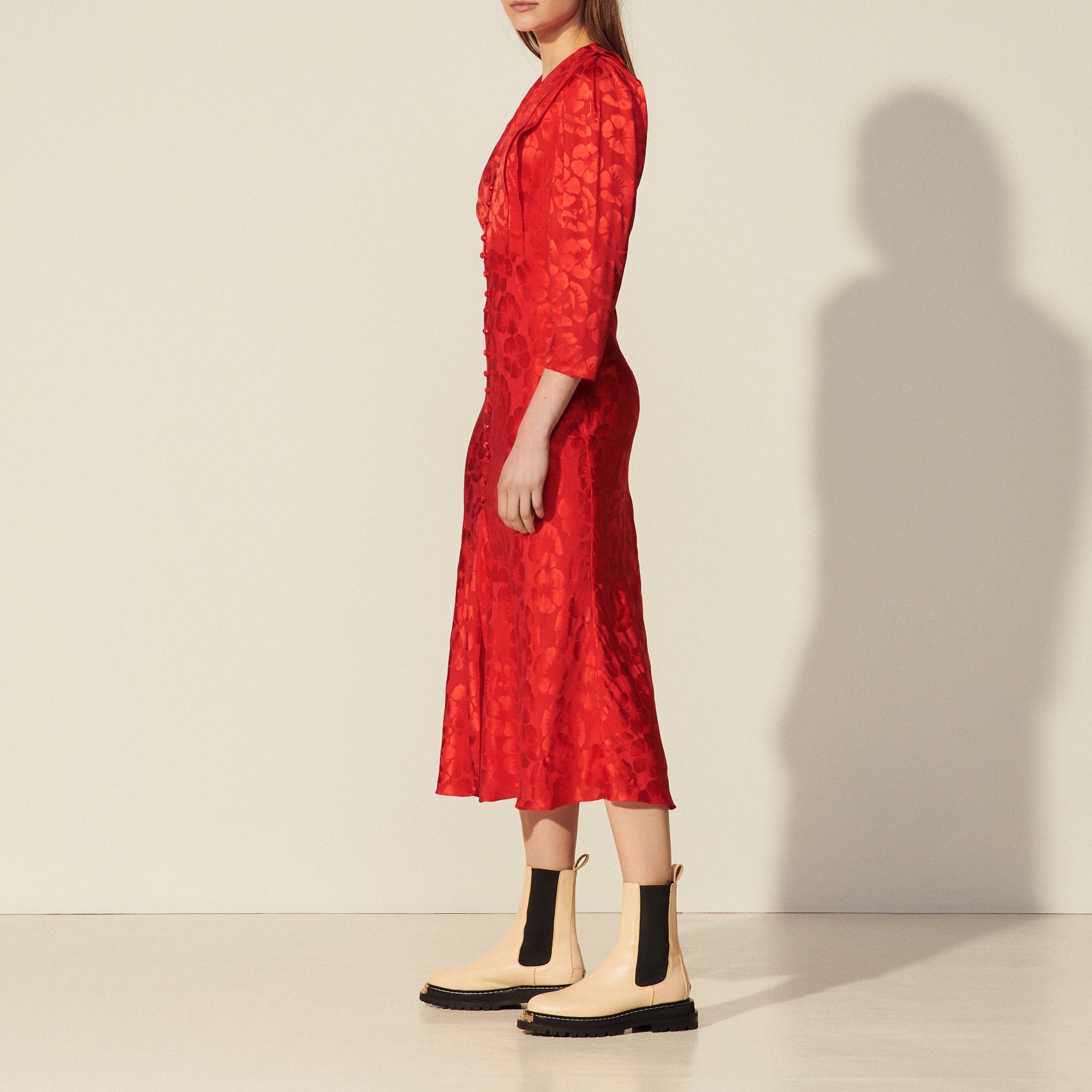 Robe longue et fluide Sandro seconde main