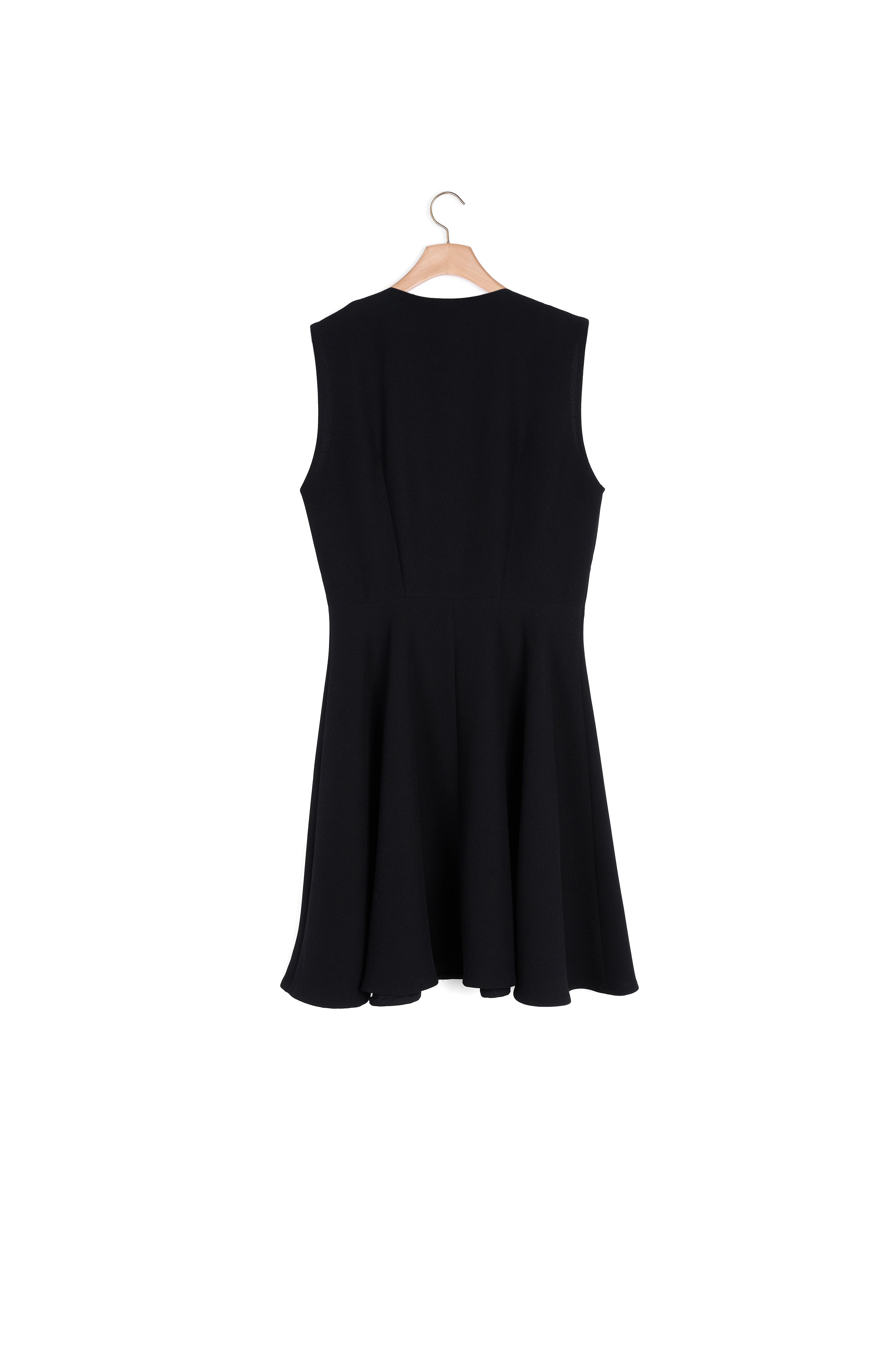 Robe courte sans manches zippée Sandro seconde main