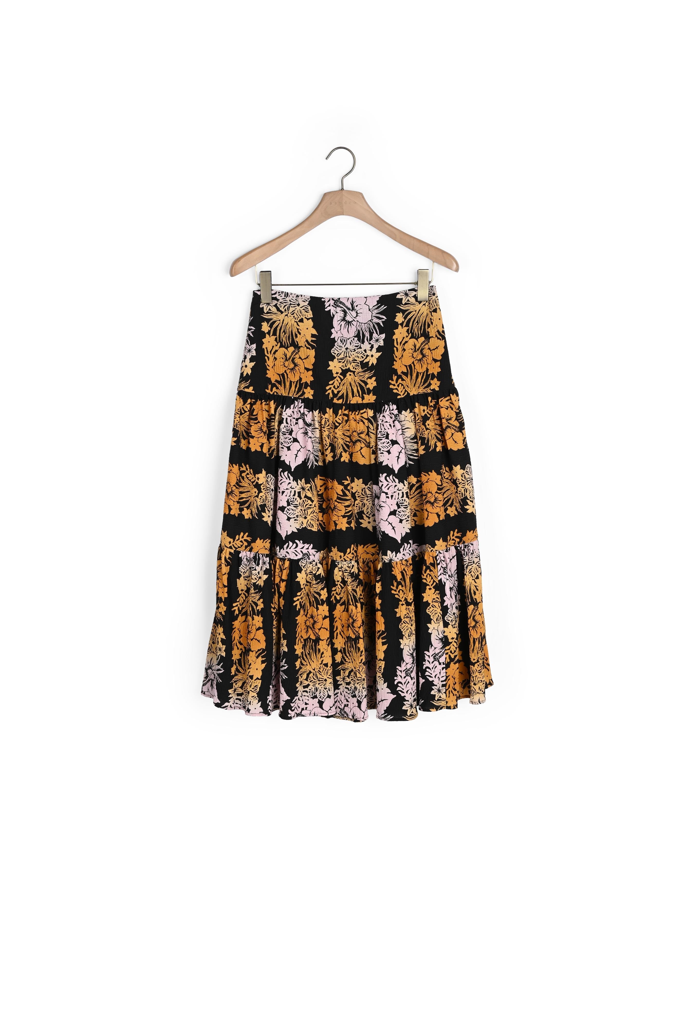 Jupe longue imprimé Sandro seconde main