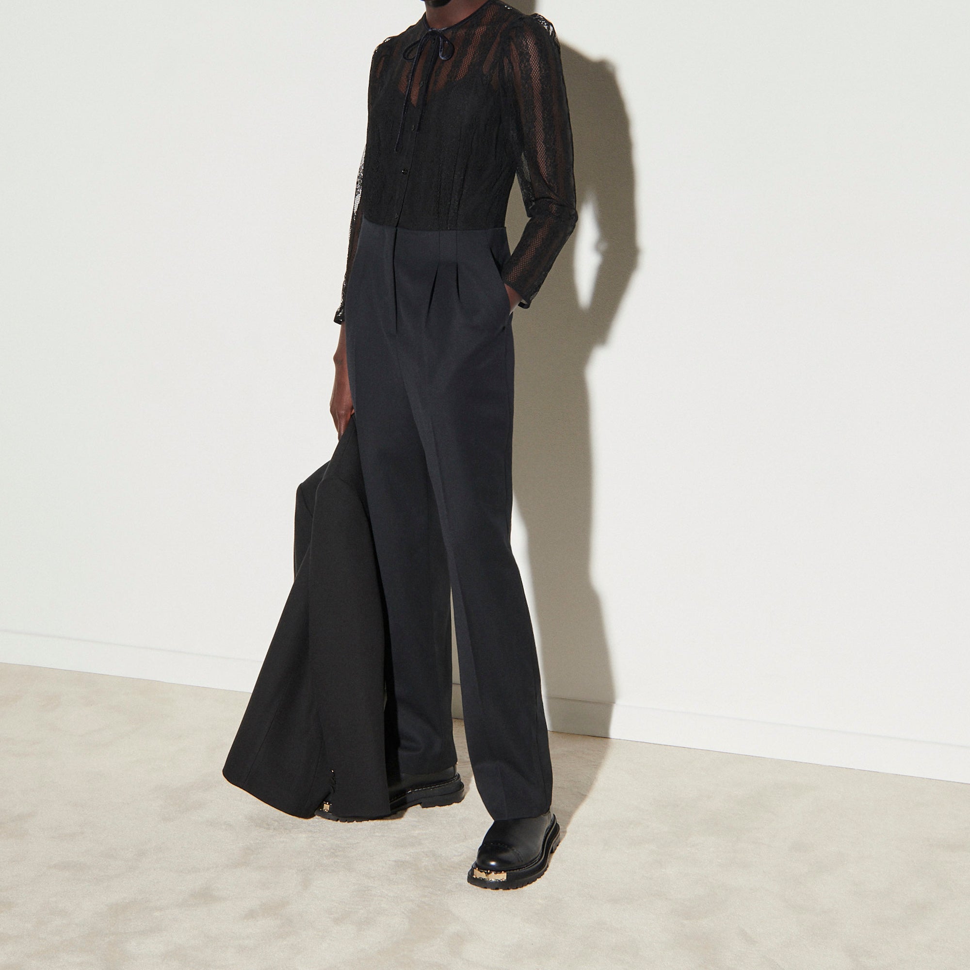 Combinaison Pantalon bi-matière Sandro seconde main