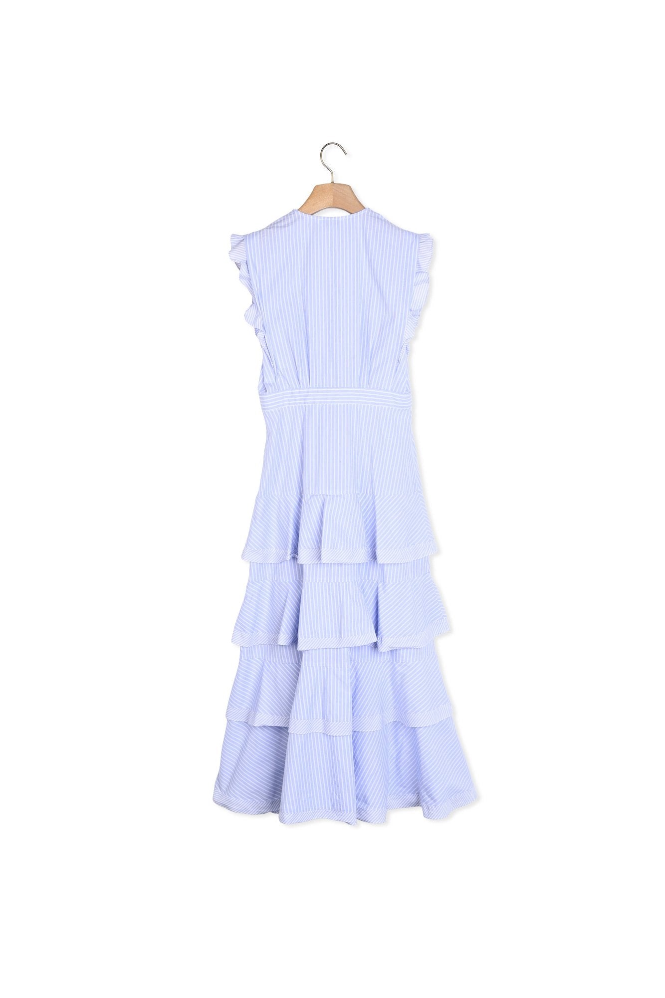 Robe longue à volants Sandro seconde main