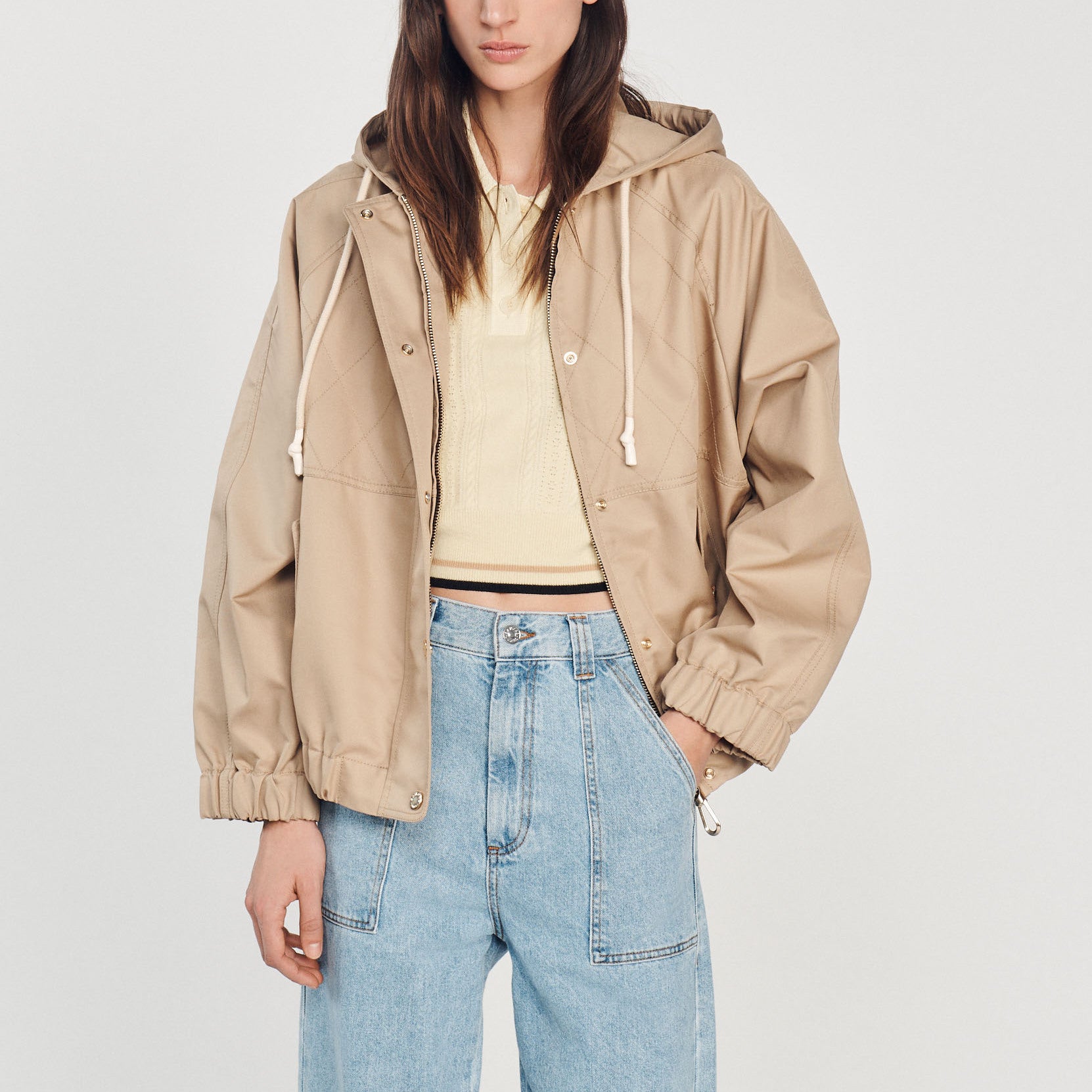 Parka à capuche Sandro seconde main