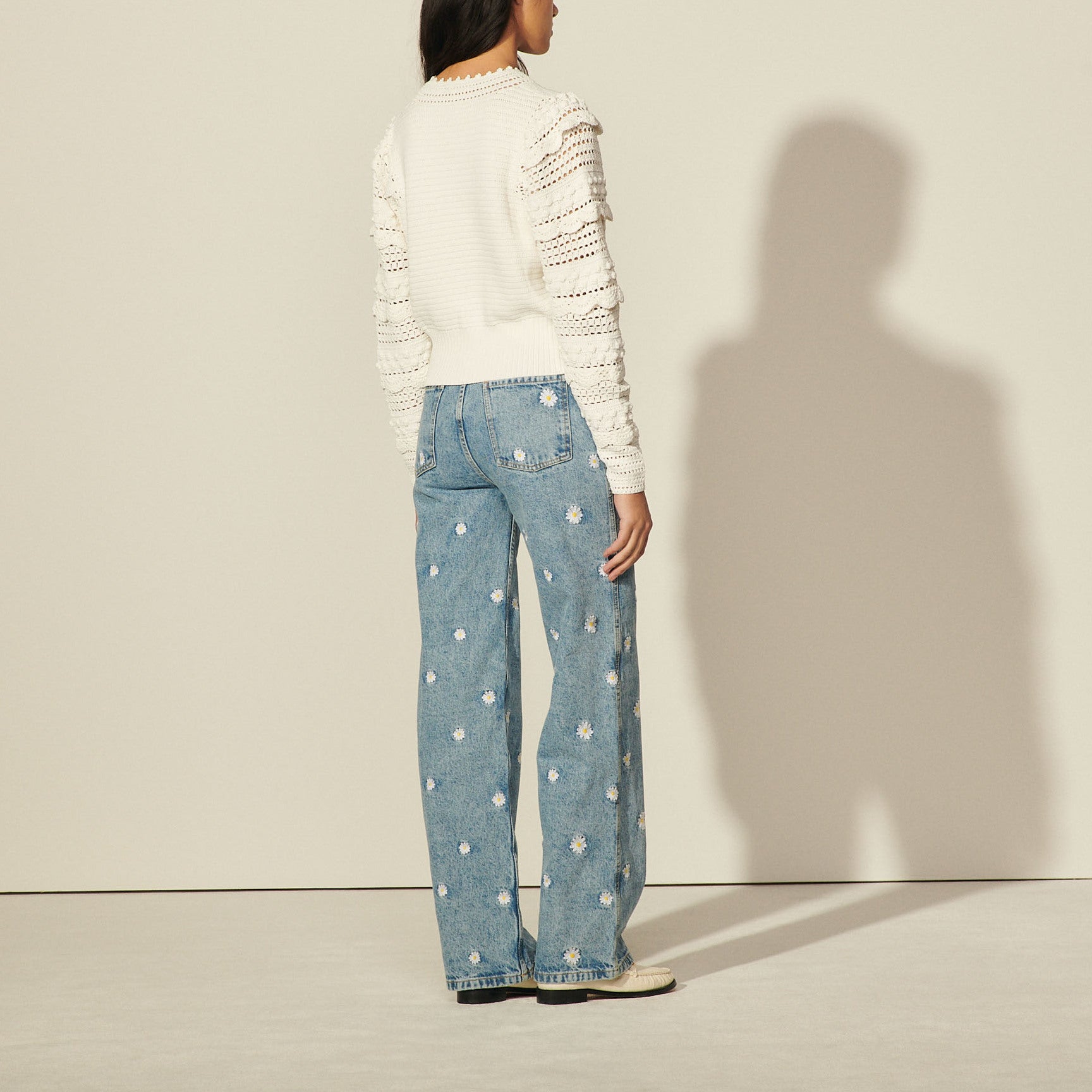 Pull en crochet Sandro seconde main